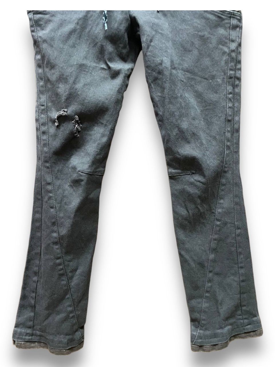AMP × If Six Was Nine × Japanese Brand Vintage Japanese Brand AMP Double Waisted Bondage Punk Jeans Size US 33 - 9 Thumbnail