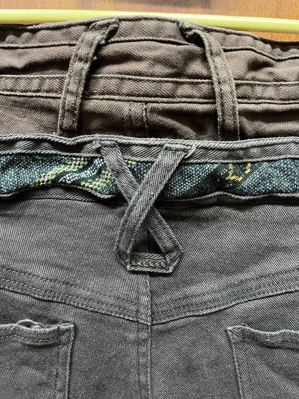AMP × If Six Was Nine × Japanese Brand Vintage Japanese Brand AMP Double Waisted Bondage Punk Jeans Size US 33 - 12 Thumbnail