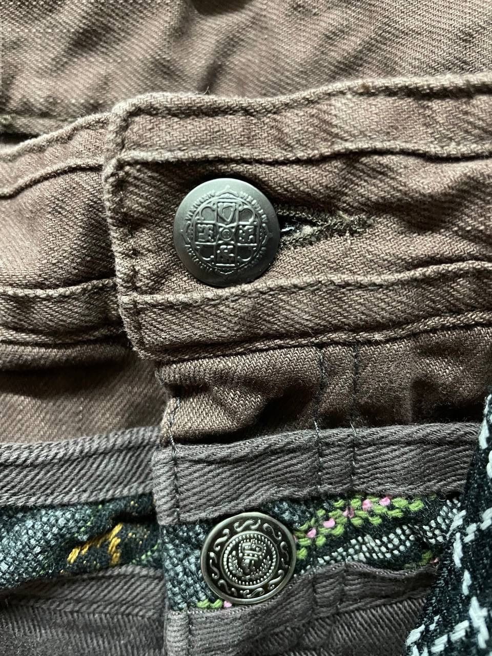 AMP × If Six Was Nine × Japanese Brand Vintage Japanese Brand AMP Double Waisted Bondage Punk Jeans Size US 33 - 4 Thumbnail