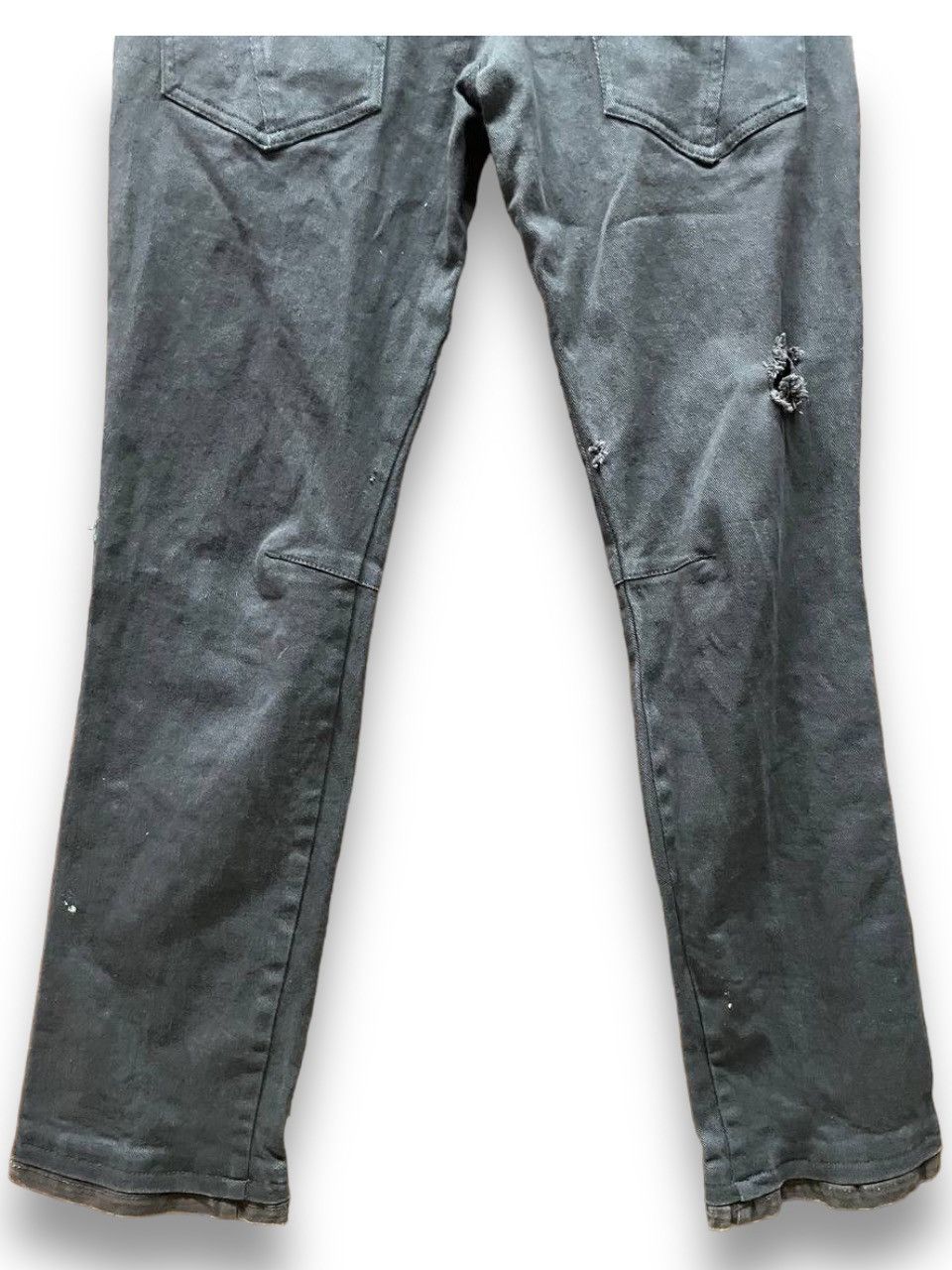 AMP × If Six Was Nine × Japanese Brand Vintage Japanese Brand AMP Double Waisted Bondage Punk Jeans Size US 33 - 14 Thumbnail