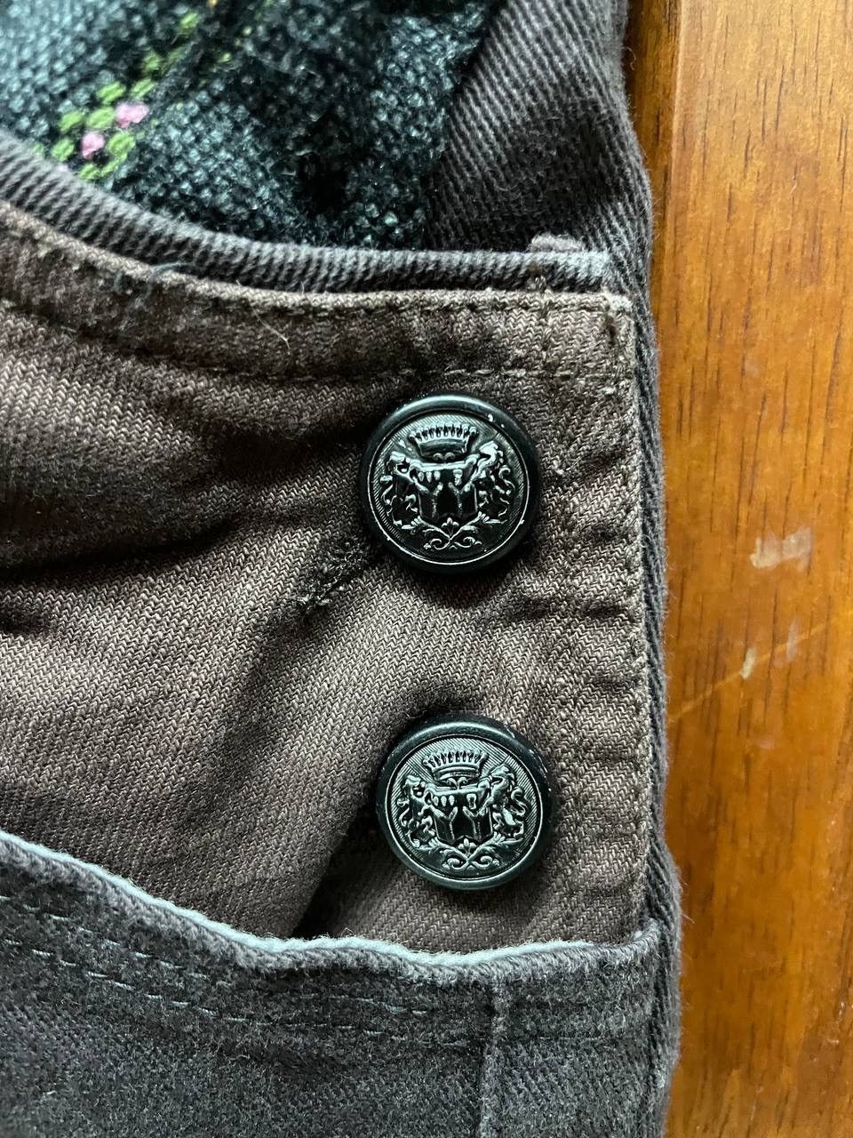 AMP × If Six Was Nine × Japanese Brand Vintage Japanese Brand AMP Double Waisted Bondage Punk Jeans Size US 33 - 8 Thumbnail