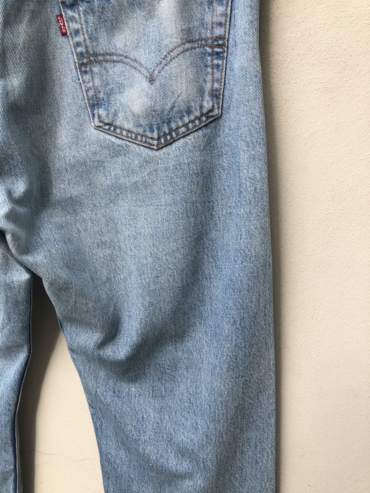 Levi's Vintage Levi’s 501 Jeans Splattered Paint Zigzag Denim Size US 35 - 15 Thumbnail