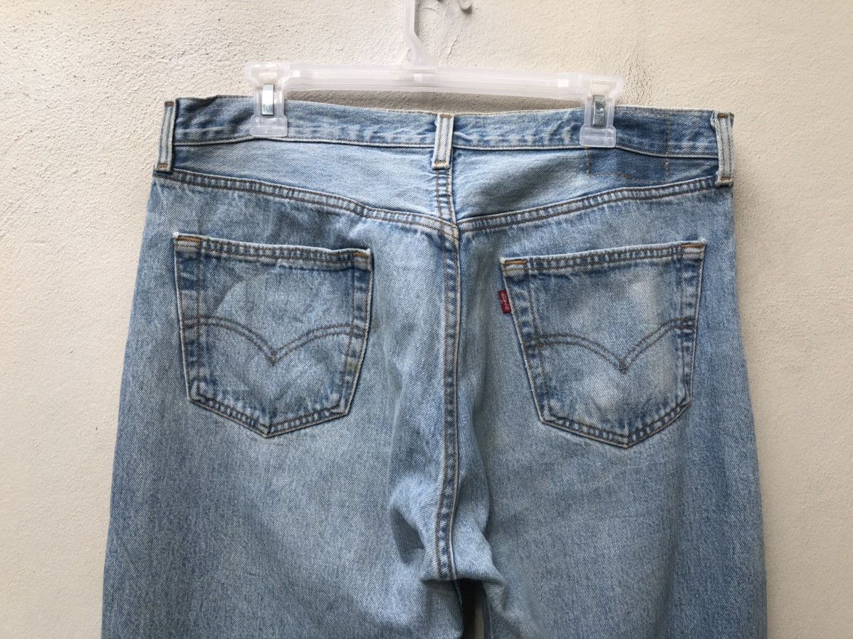 Levi's Vintage Levi’s 501 Jeans Splattered Paint Zigzag Denim Size US 35 - 11 Thumbnail