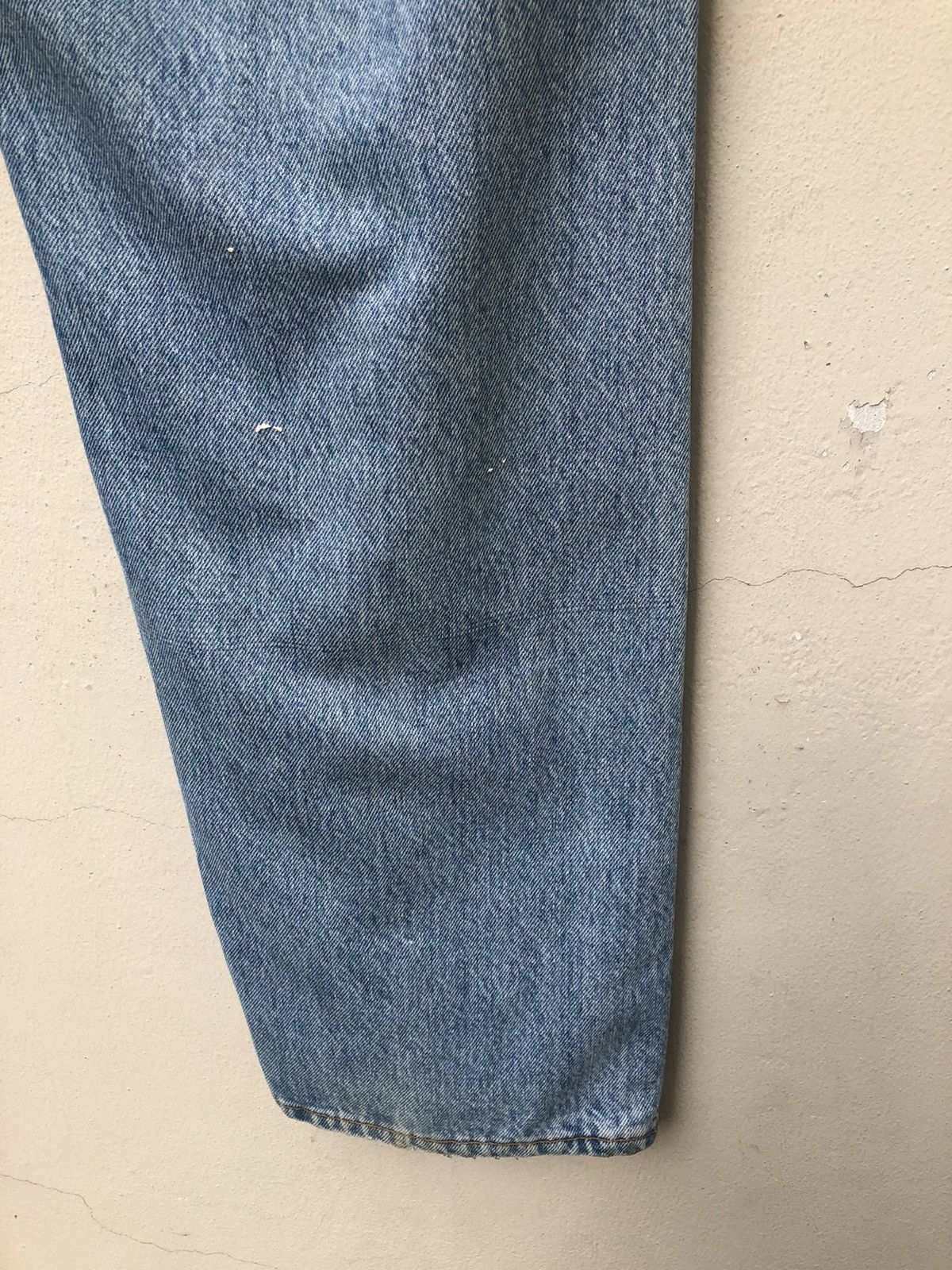 Levi's Vintage Levi’s 501 Jeans Splattered Paint Zigzag Denim Size US 35 - 16 Thumbnail