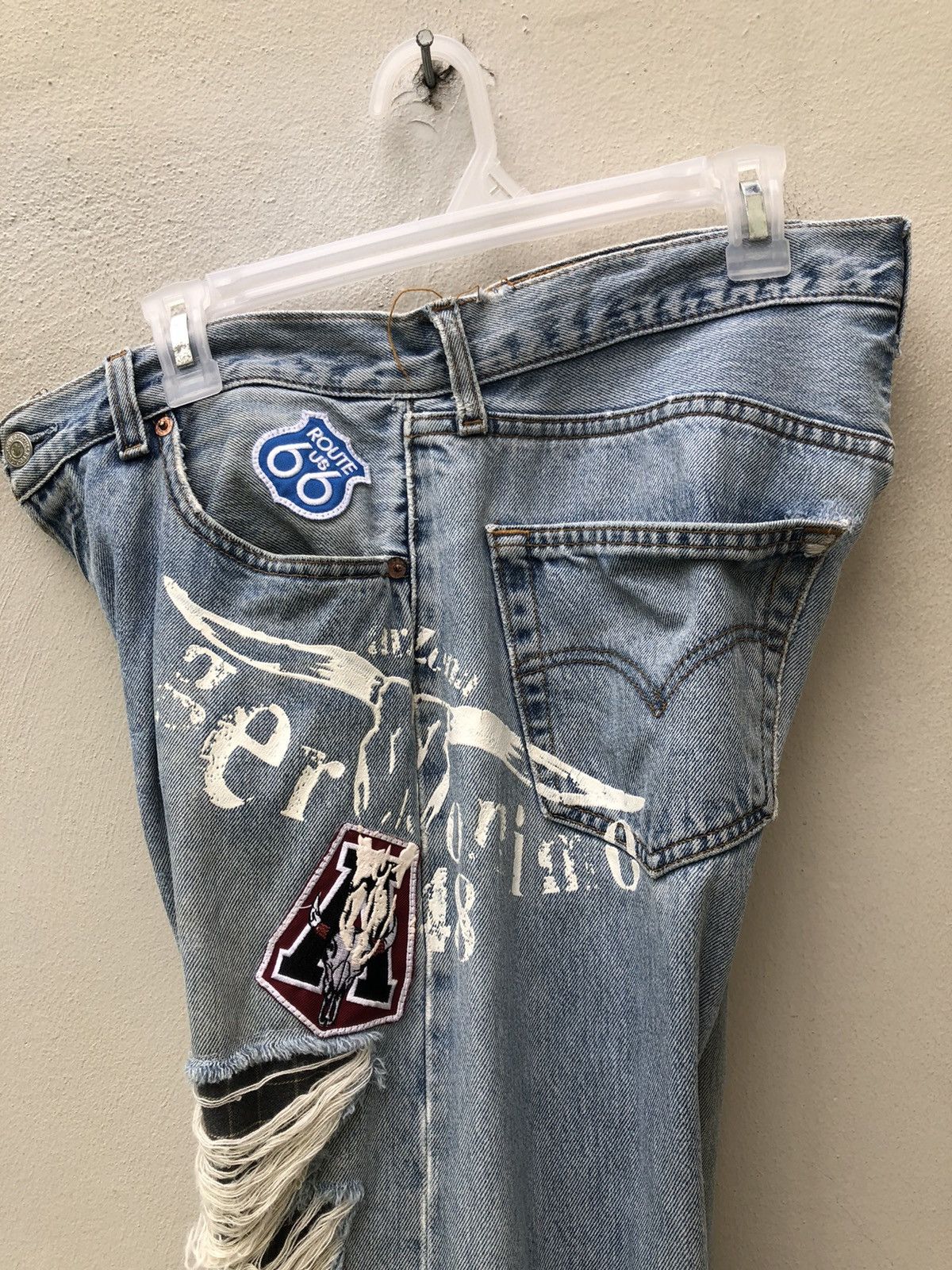 Levi's 90s Levi’s 501 Jeans Rebuild Geronimo Released Hem Denim Size US 34 / EU 50 - 19 Thumbnail