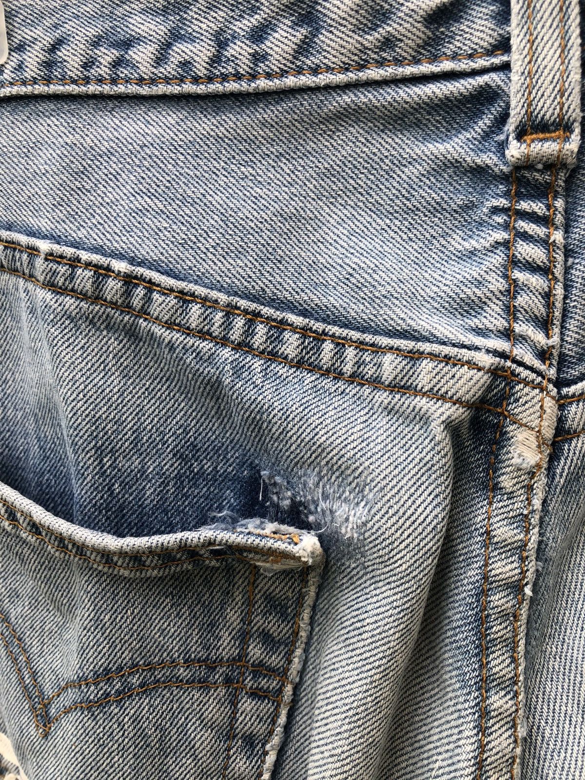 Levi's 90s Levi’s 501 Jeans Rebuild Geronimo Released Hem Denim Size US 34 / EU 50 - 13 Thumbnail