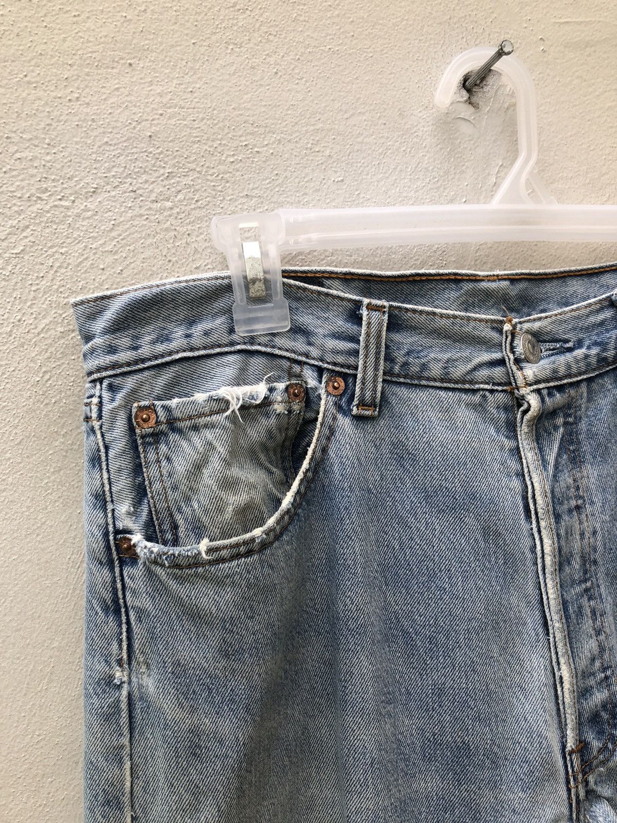 Levi's 90s Levi’s 501 Jeans Rebuild Geronimo Released Hem Denim Size US 34 / EU 50 - 3 Thumbnail