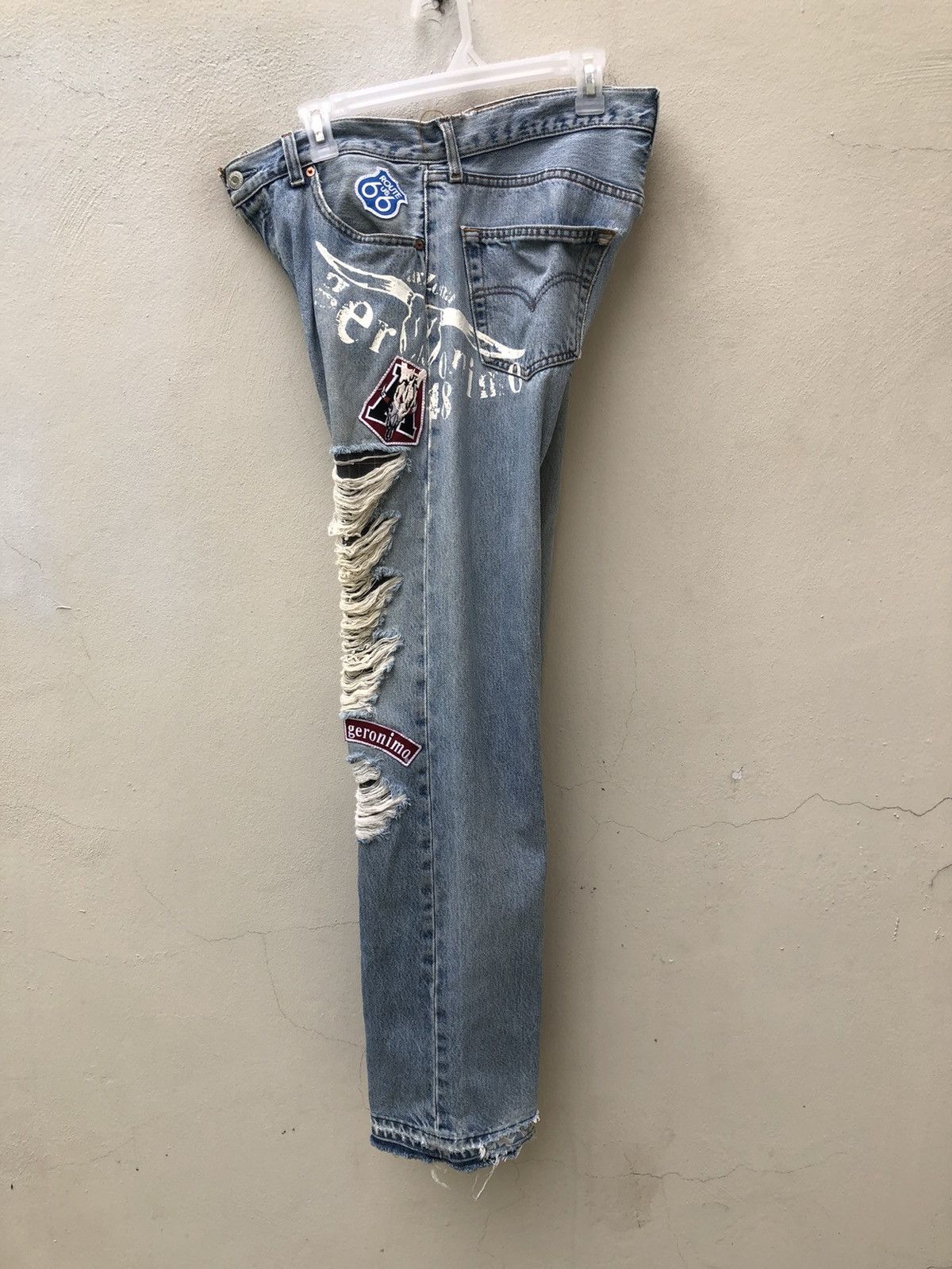 Levi's 90s Levi’s 501 Jeans Rebuild Geronimo Released Hem Denim Size US 34 / EU 50 - 18 Thumbnail