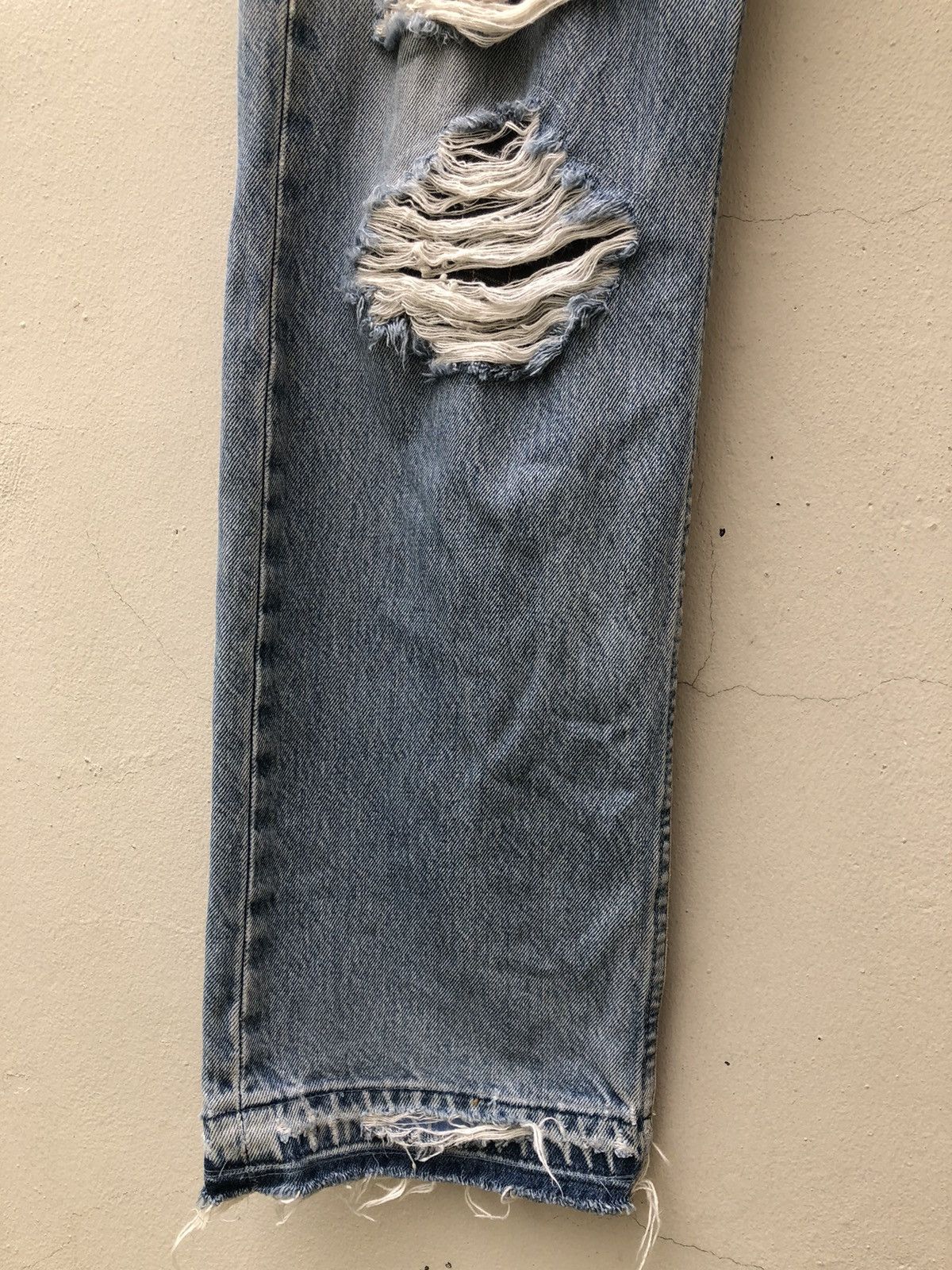 Levi's 90s Levi’s 501 Jeans Rebuild Geronimo Released Hem Denim Size US 34 / EU 50 - 6 Thumbnail