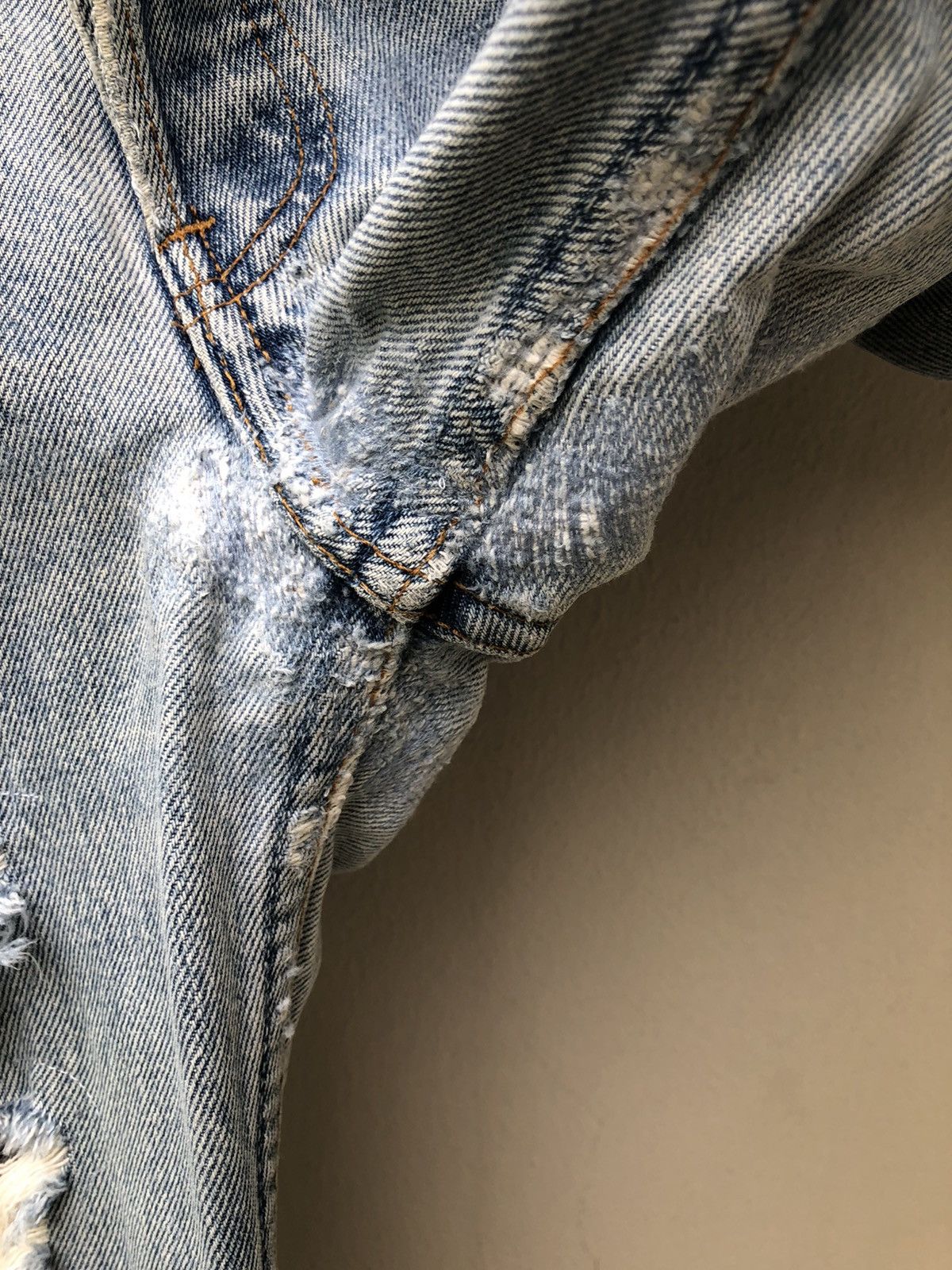 Levi's 90s Levi’s 501 Jeans Rebuild Geronimo Released Hem Denim Size US 34 / EU 50 - 10 Thumbnail