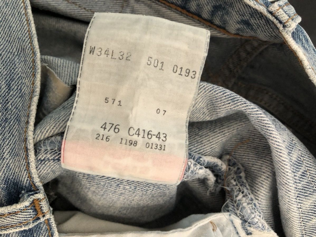 Levi's 90s Levi’s 501 Jeans Rebuild Geronimo Released Hem Denim Size US 34 / EU 50 - 22 Thumbnail