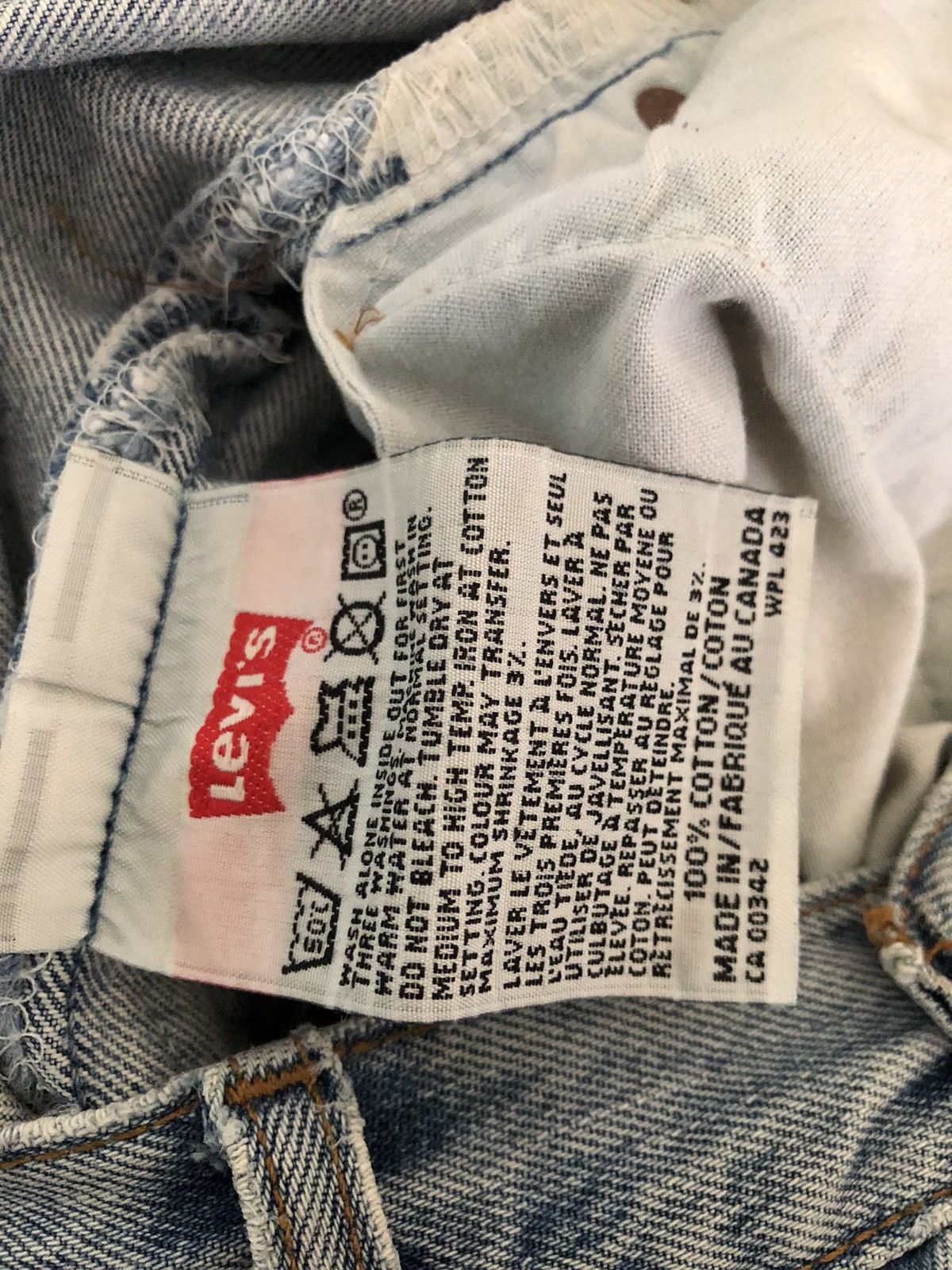 Levi's 90s Levi’s 501 Jeans Rebuild Geronimo Released Hem Denim Size US 34 / EU 50 - 21 Thumbnail