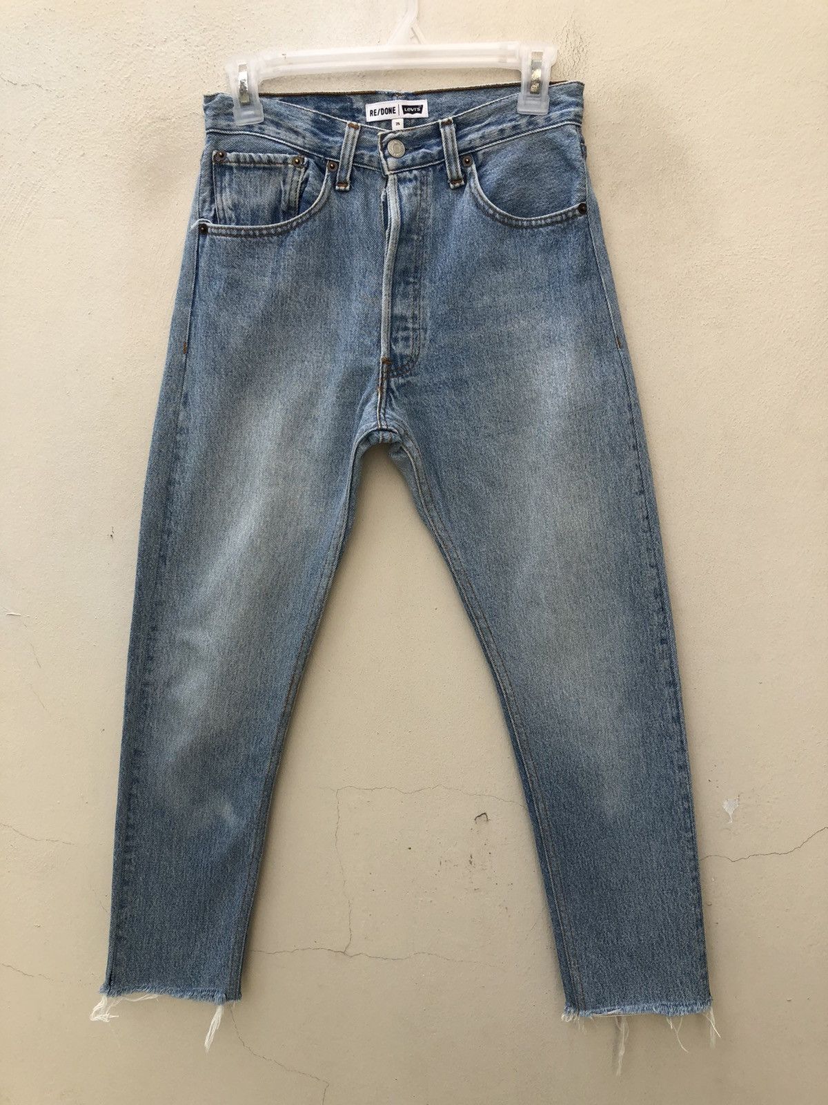 Levi's Vintage Levi’s RE/ DONE Made in Usa Release Hem Denim Jeans Size US 26 / EU 42 - 1 Thumbnail