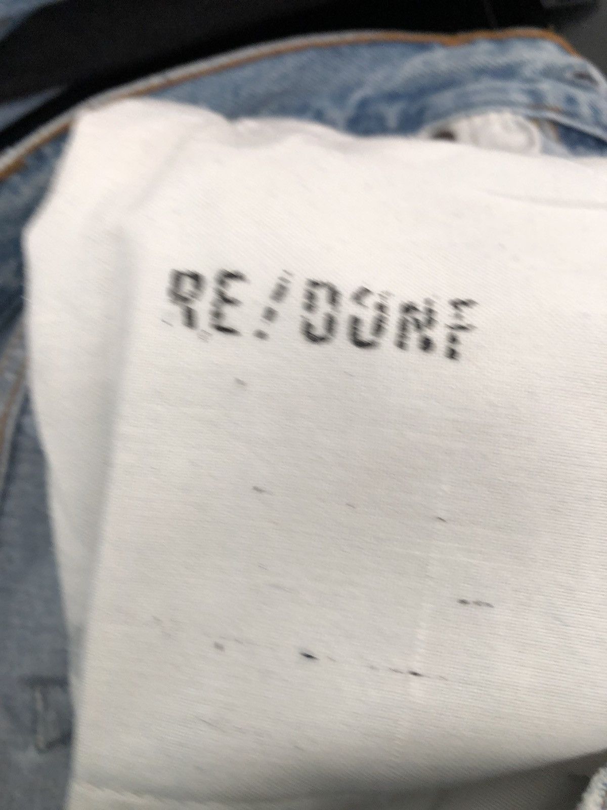 Levi's Vintage Levi’s RE/ DONE Made in Usa Release Hem Denim Jeans Size US 26 / EU 42 - 20 Thumbnail