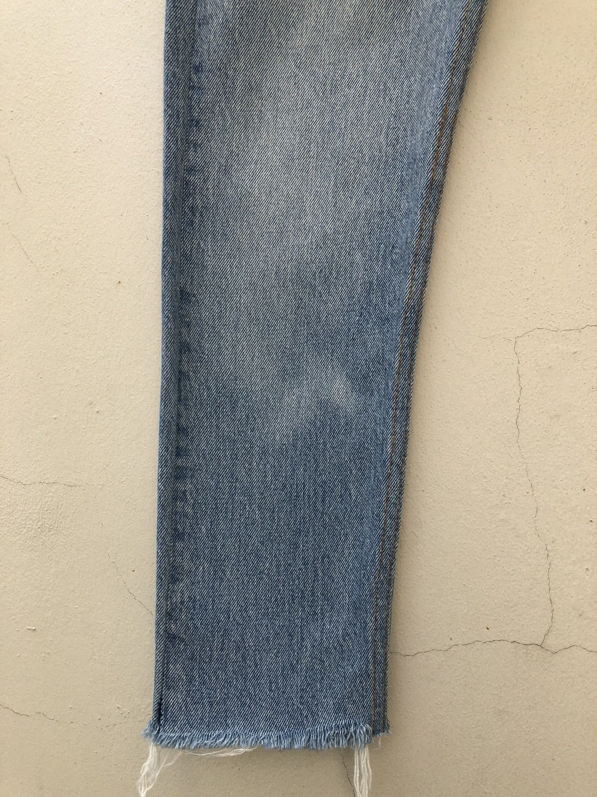 Levi's Vintage Levi’s RE/ DONE Made in Usa Release Hem Denim Jeans Size US 26 / EU 42 - 6 Thumbnail