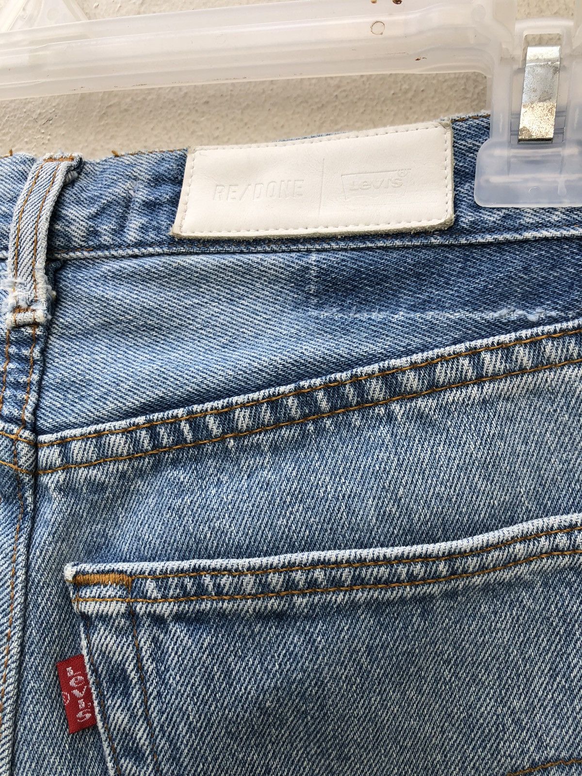 Levi's Vintage Levi’s RE/ DONE Made in Usa Release Hem Denim Jeans Size US 26 / EU 42 - 16 Thumbnail