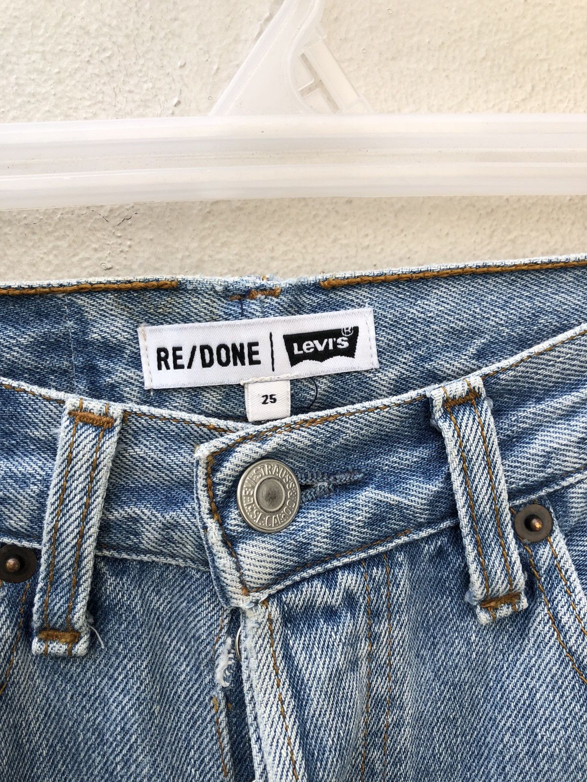 Levi's Vintage Levi’s RE/ DONE Made in Usa Release Hem Denim Jeans Size US 26 / EU 42 - 3 Thumbnail