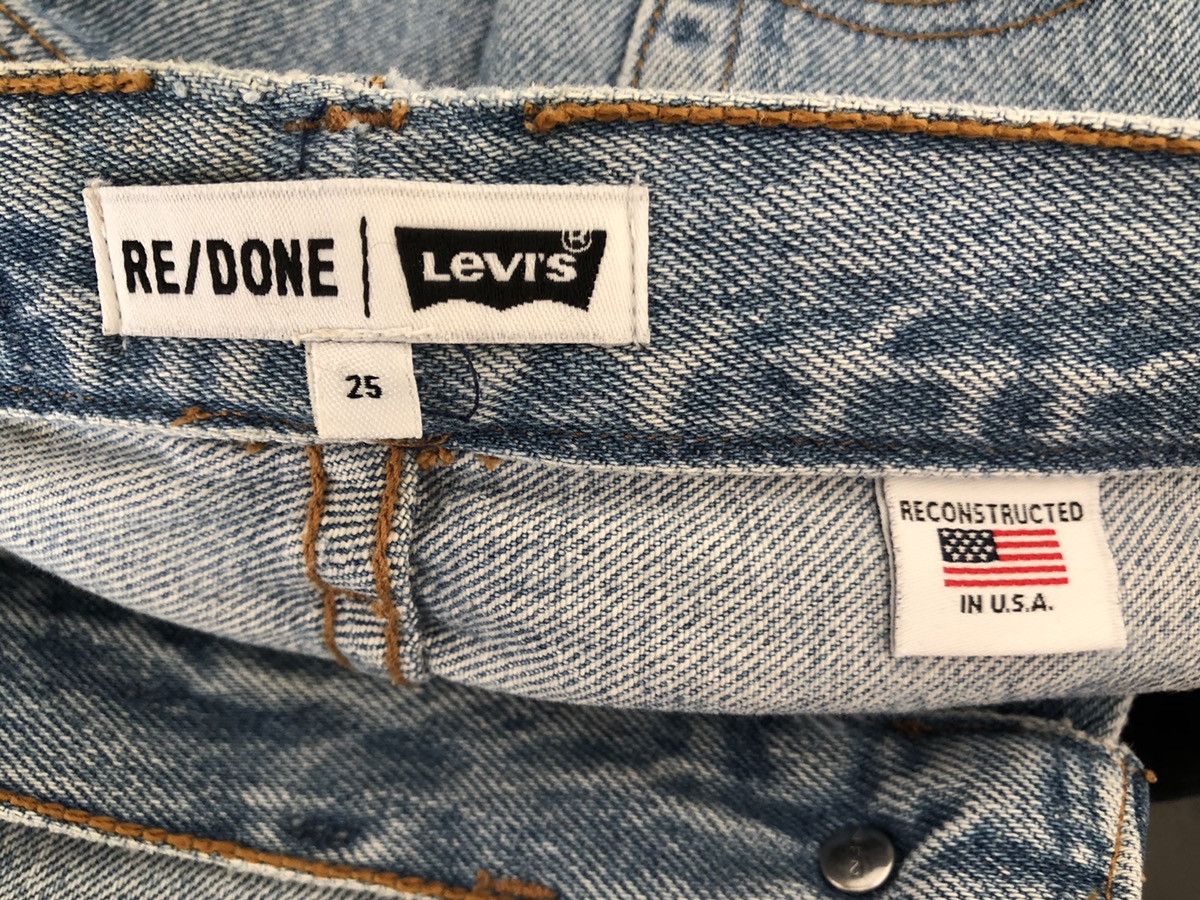 Levi's Vintage Levi’s RE/ DONE Made in Usa Release Hem Denim Jeans Size US 26 / EU 42 - 19 Thumbnail