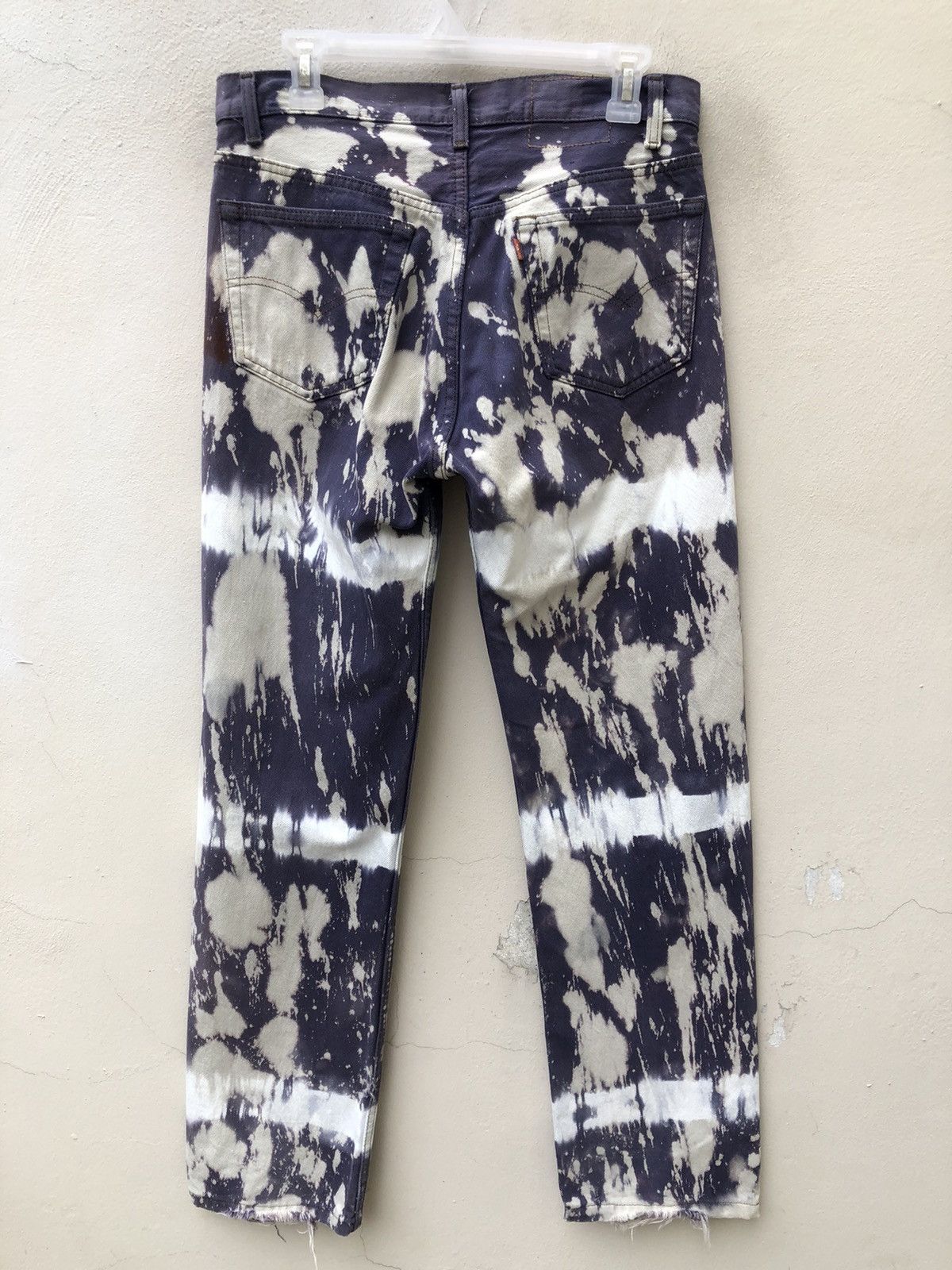 Levi's Vintage 80s Levi's 501 Jeans Faded Bleached Denim Jeans Size US 31 - 12 Thumbnail