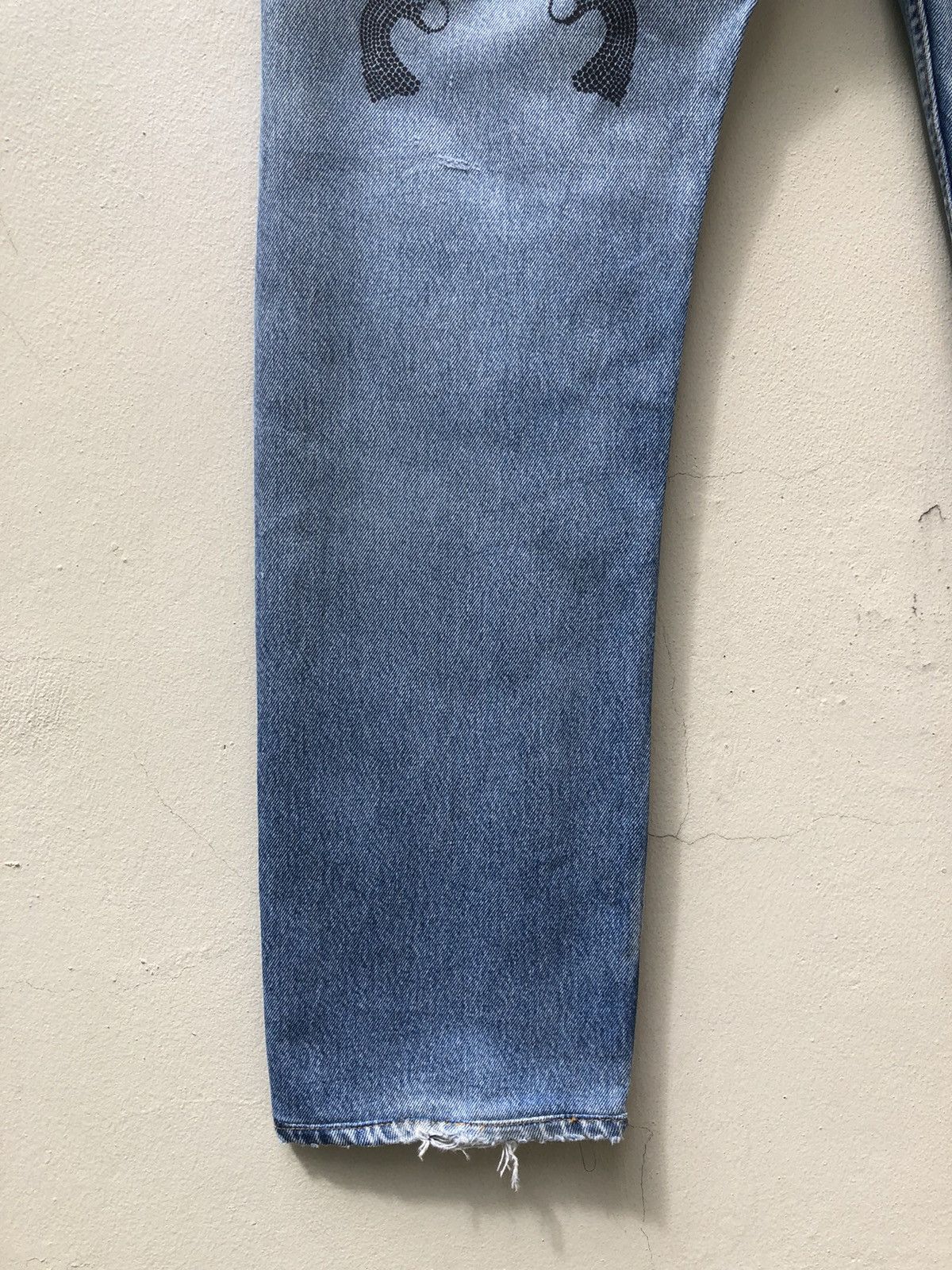 Levi's Vintage Levi’s Rebuild Distress Paint Splatter Denim Jeans Size US 32 / EU 48 - 16 Thumbnail