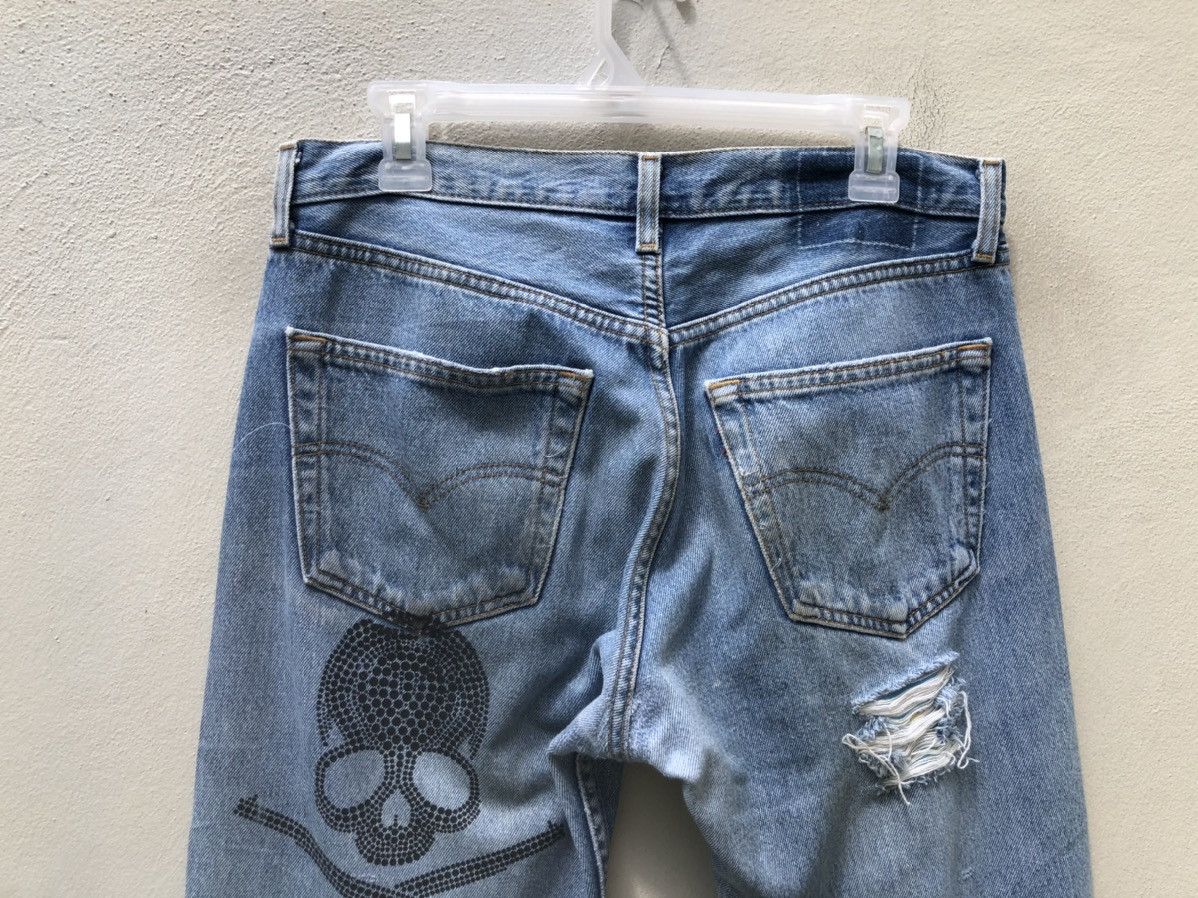 Levi's Vintage Levi’s Rebuild Distress Paint Splatter Denim Jeans Size US 32 / EU 48 - 13 Thumbnail