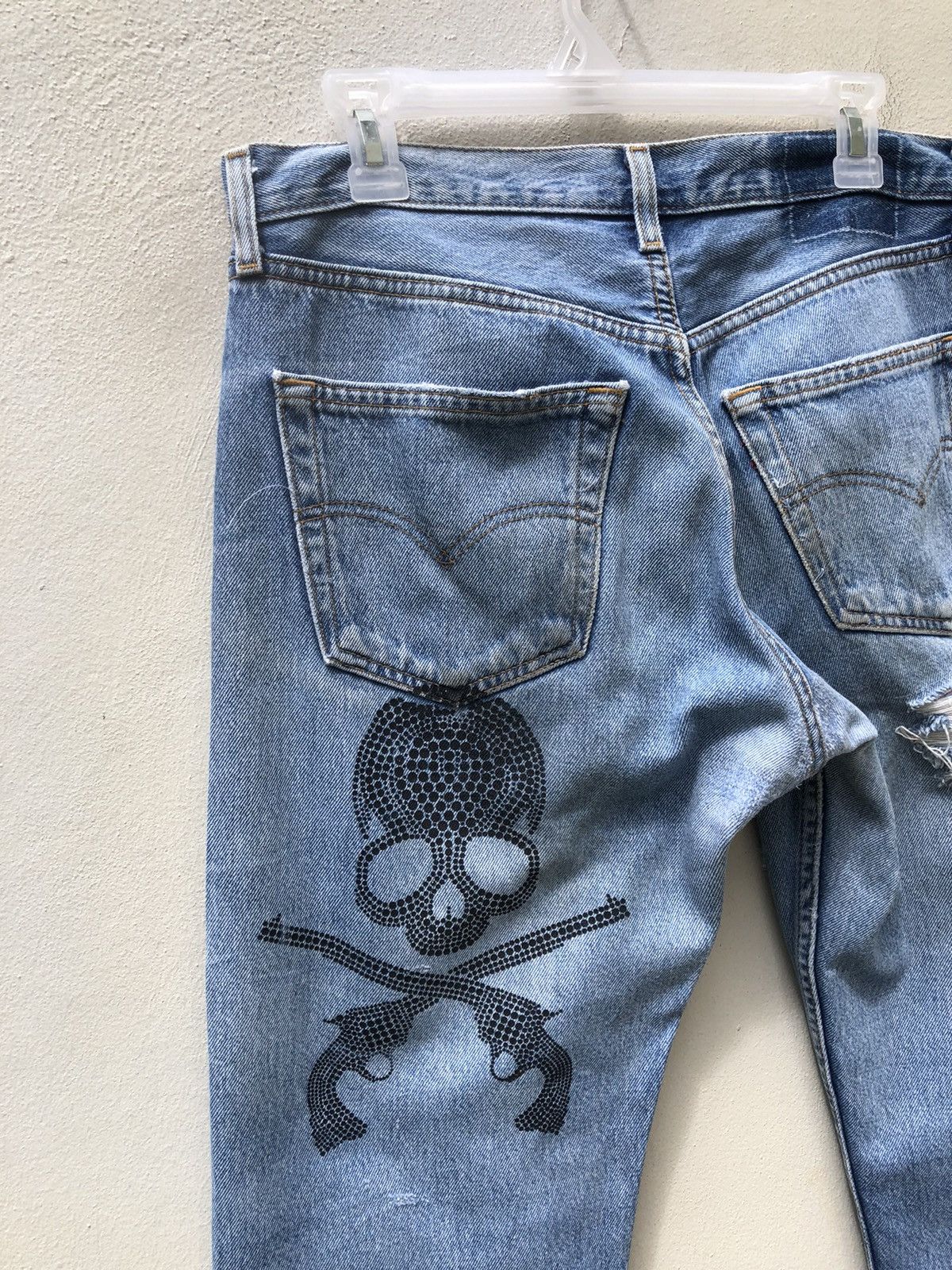 Levi's Vintage Levi’s Rebuild Distress Paint Splatter Denim Jeans Size US 32 / EU 48 - 14 Thumbnail