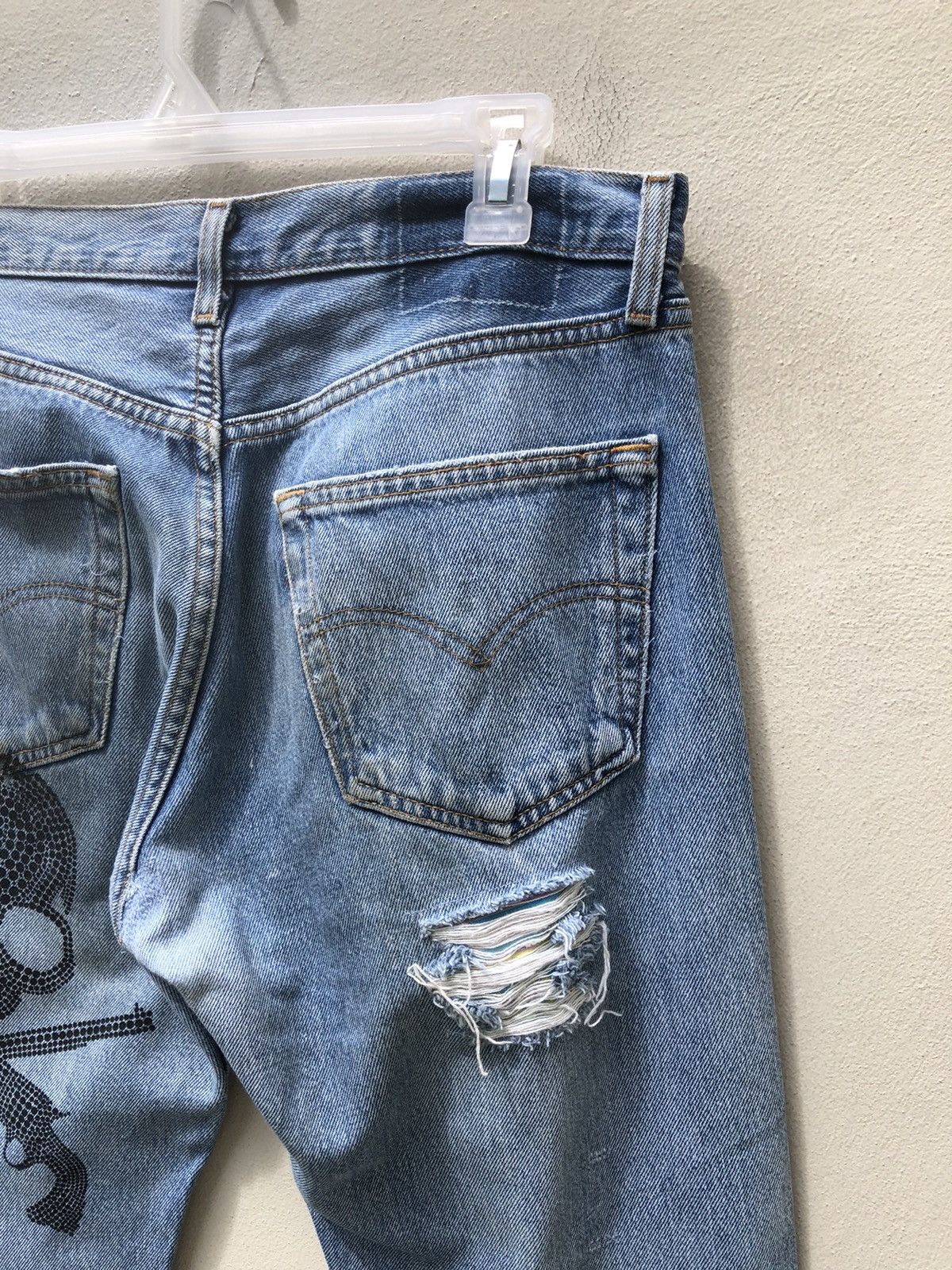 Levi's Vintage Levi’s Rebuild Distress Paint Splatter Denim Jeans Size US 32 / EU 48 - 17 Thumbnail
