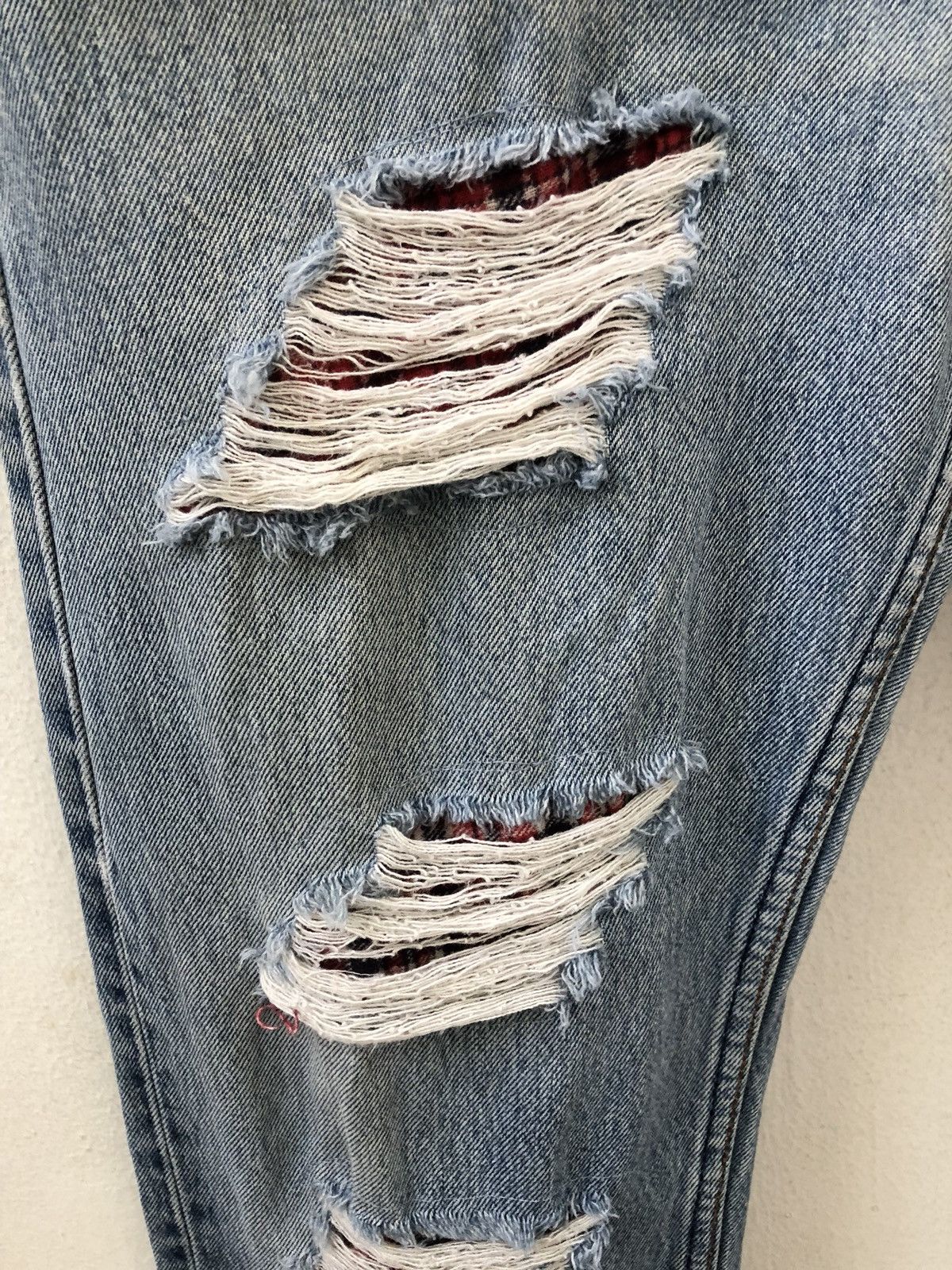Levi's 90s Levi's 501 Reconstruct “ SAMPLE “Rips Distress Size US 33 - 5 Thumbnail