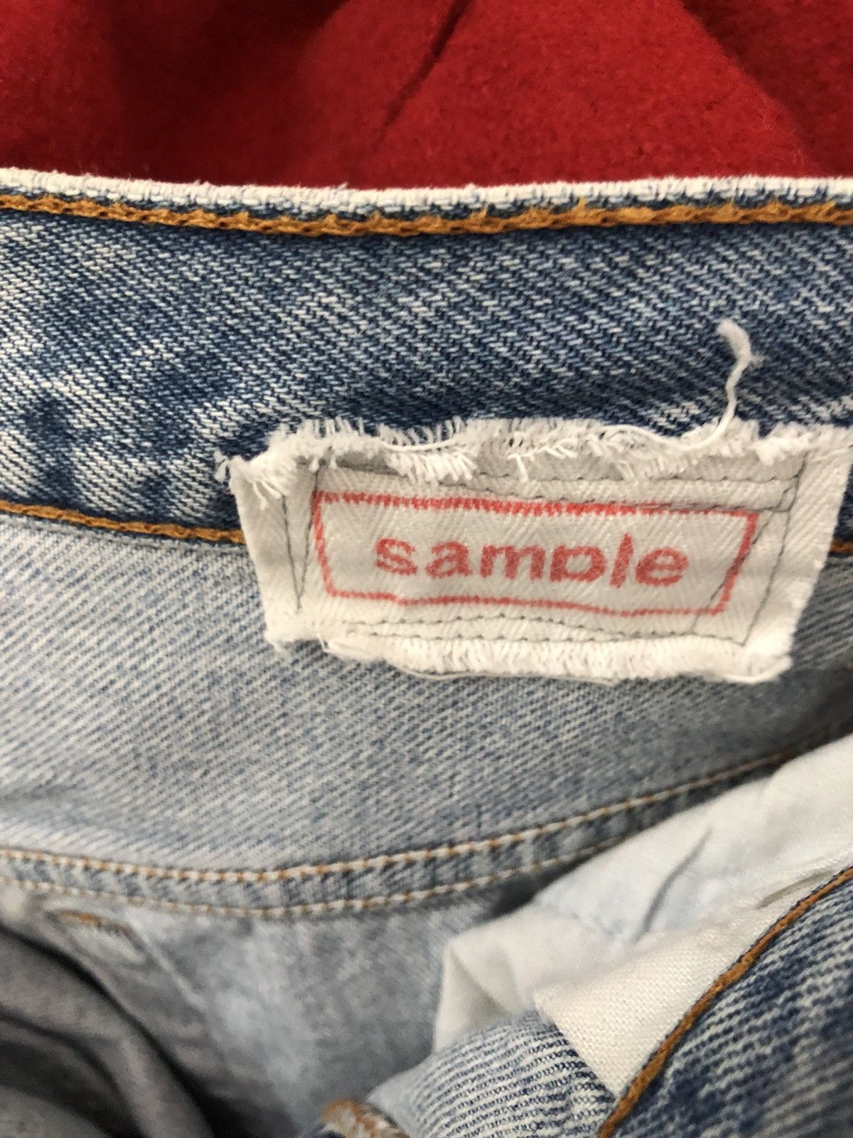 Levi's 90s Levi's 501 Reconstruct “ SAMPLE “Rips Distress Size US 33 - 15 Thumbnail