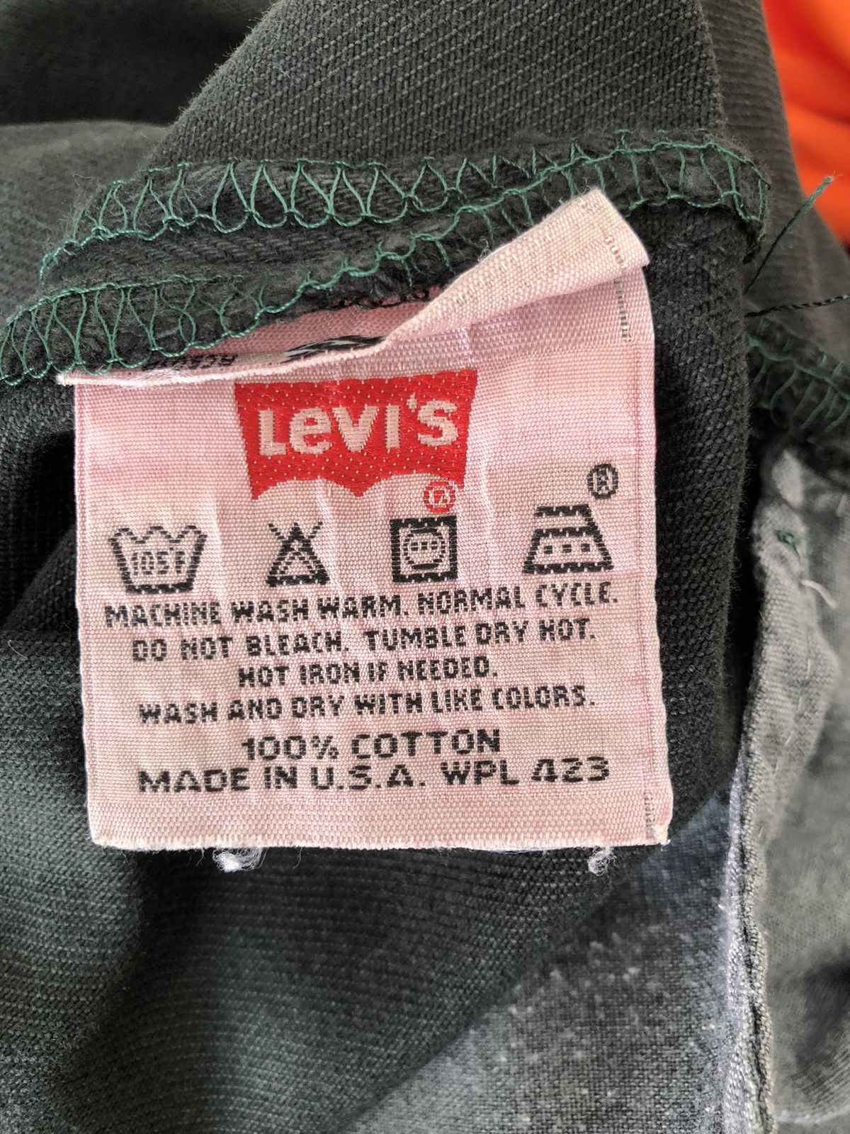 Levi's Vintage 1998 Levi’s 501 Jeans Faded Dark Green Denim Size US 32 / EU 48 - 18 Thumbnail