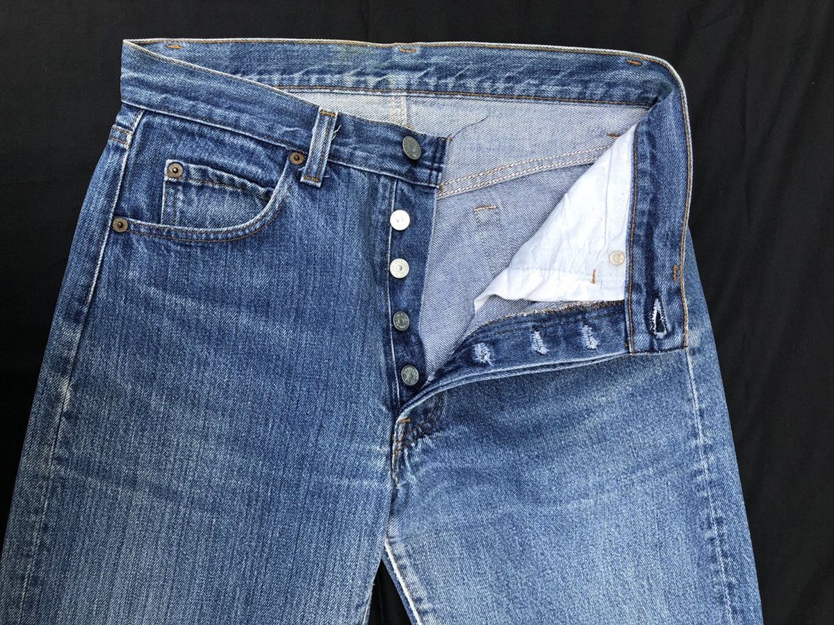 Levi's Vintage 80s Levi’s 501 Jeans Denim Made in Usa Size US 29 - 3 Thumbnail