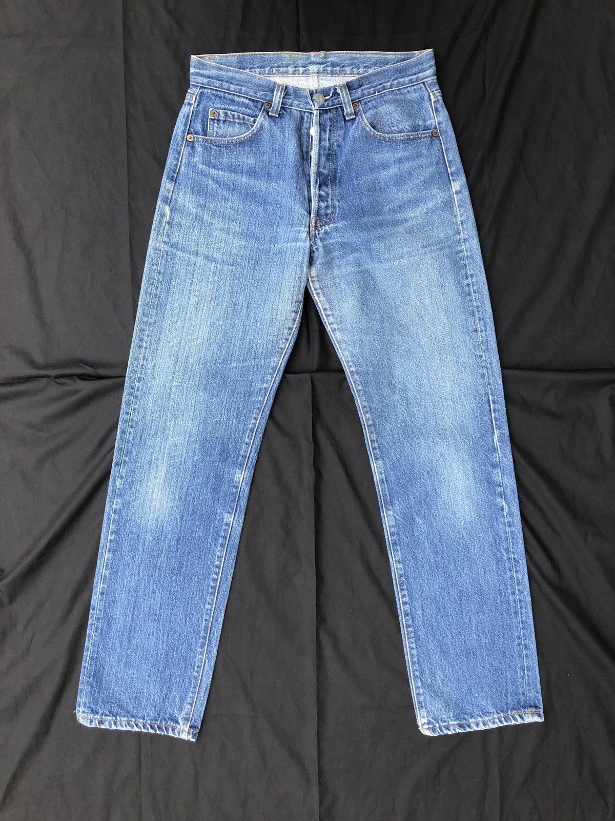Levi's Vintage 80s Levi’s 501 Jeans Denim Made in Usa Size US 29 - 1 Thumbnail