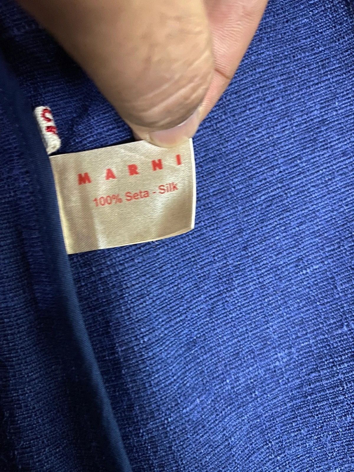 Indigo × Marni Indigo Marni Cropped Jacket Size M / US 6-8 / IT 42-44 - 7 Thumbnail