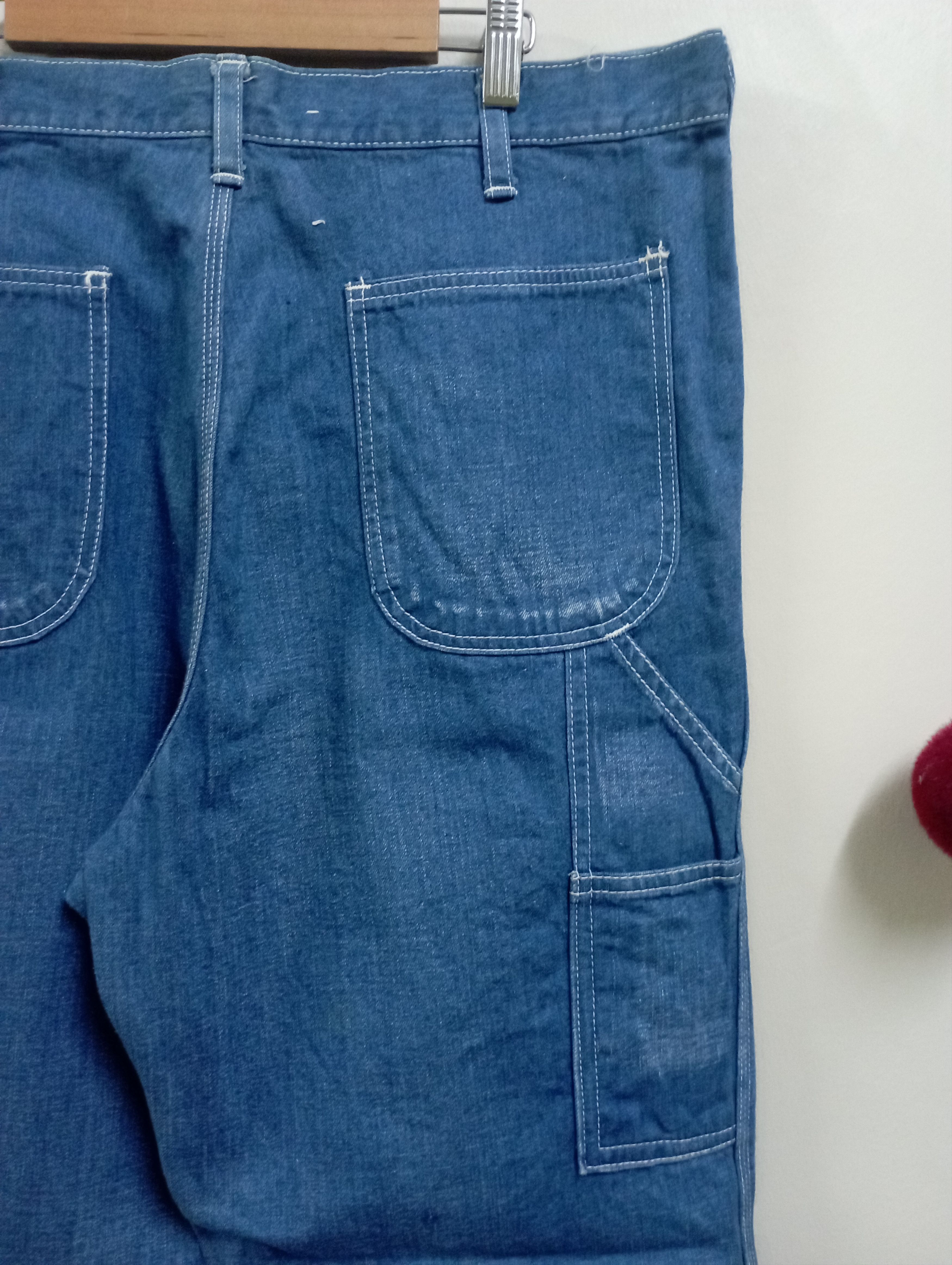 Carhartt BAGGY JEANS Vintage 70's Edwin Carpenter Pant Size US 35 - 4 Thumbnail