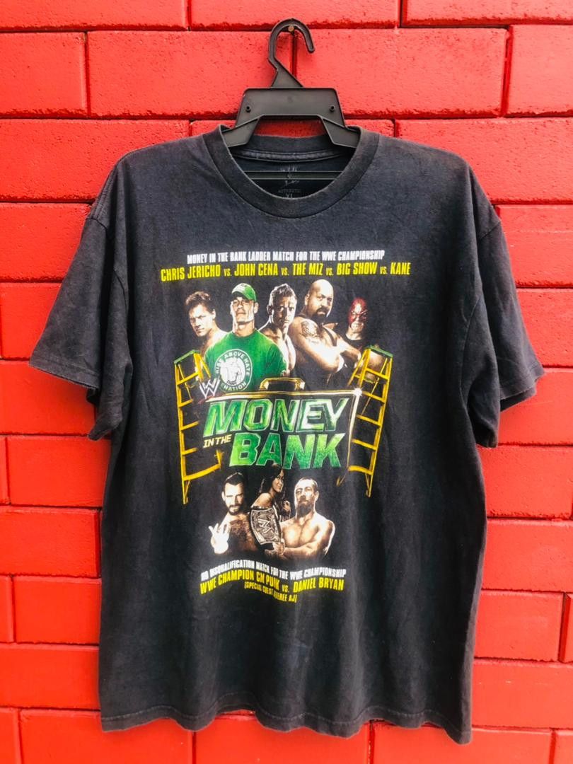 Japanese Brand × Vintage Vintage Money Bank WWE Streetwear Fashion Style Shirt Size US XL / EU 56 / 4 - 1 Thumbnail