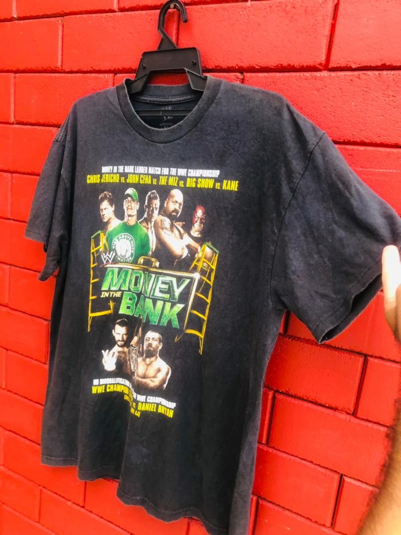 Japanese Brand × Vintage Vintage Money Bank WWE Streetwear Fashion Style Shirt Size US XL / EU 56 / 4 - 4 Thumbnail