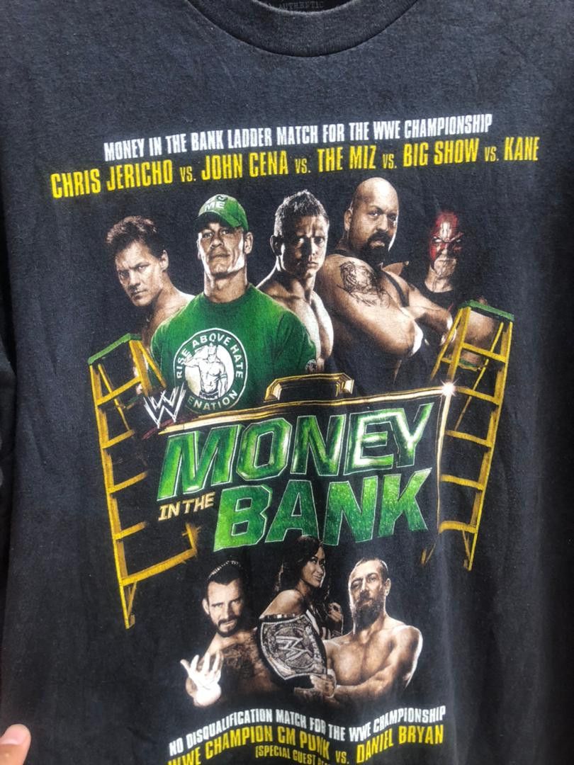 Japanese Brand × Vintage Vintage Money Bank WWE Streetwear Fashion Style Shirt Size US XL / EU 56 / 4 - 5 Thumbnail