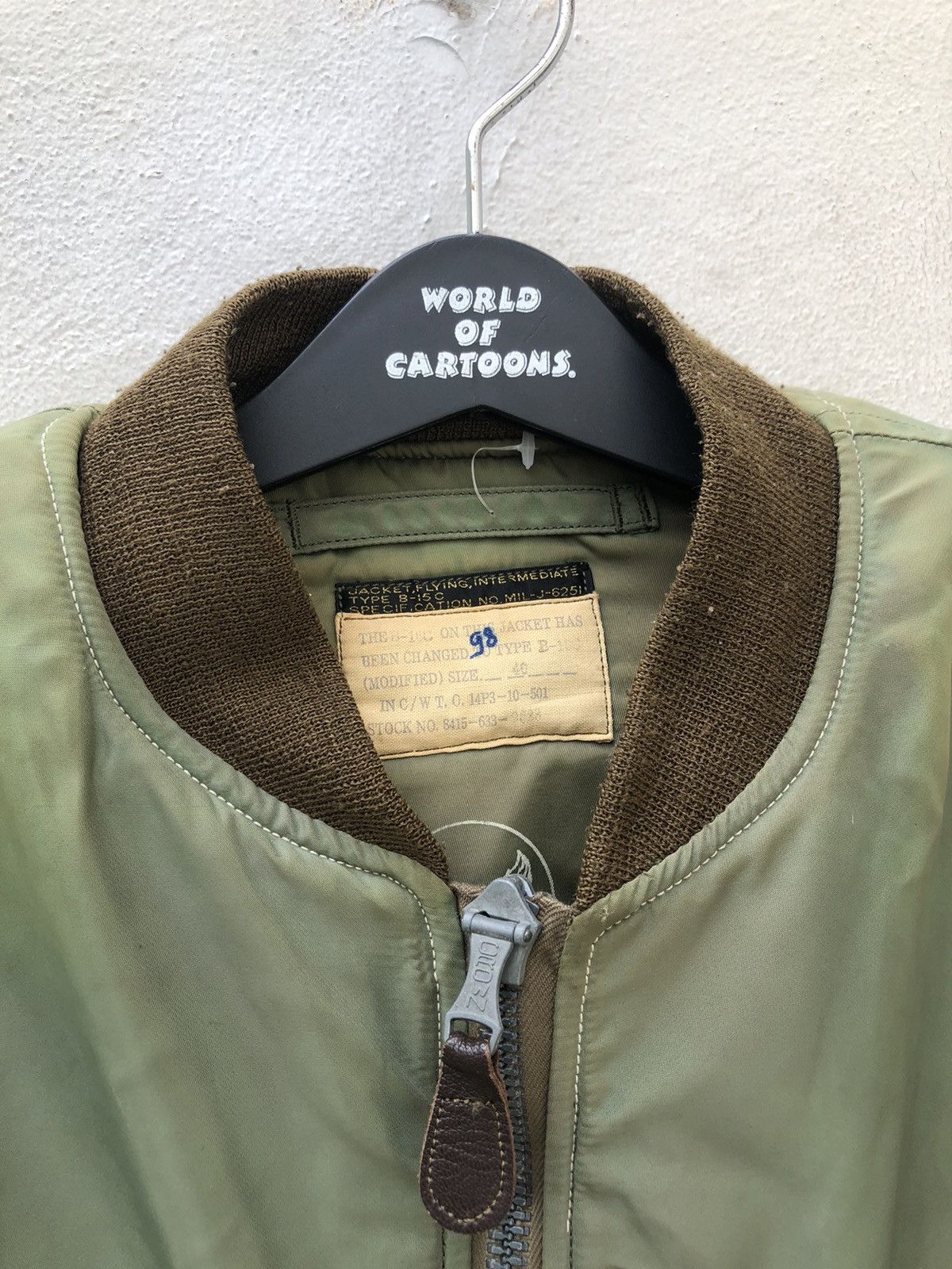 Buzz Rickson's B-15C Modified Bomber Flight Jacket Size US M / EU 48-50 / 2 - 10 Thumbnail