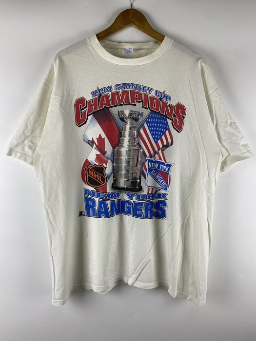T-shirt vintage des New York Rangers des années 1990/ LNH