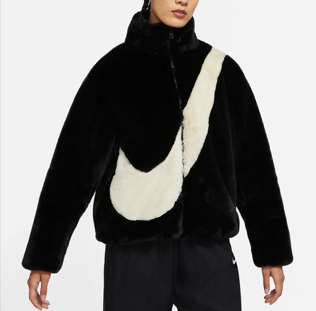 Nike Nike Swoosh logo Fur Jacket Size US XL / EU 56 / 4 - 1 Thumbnail