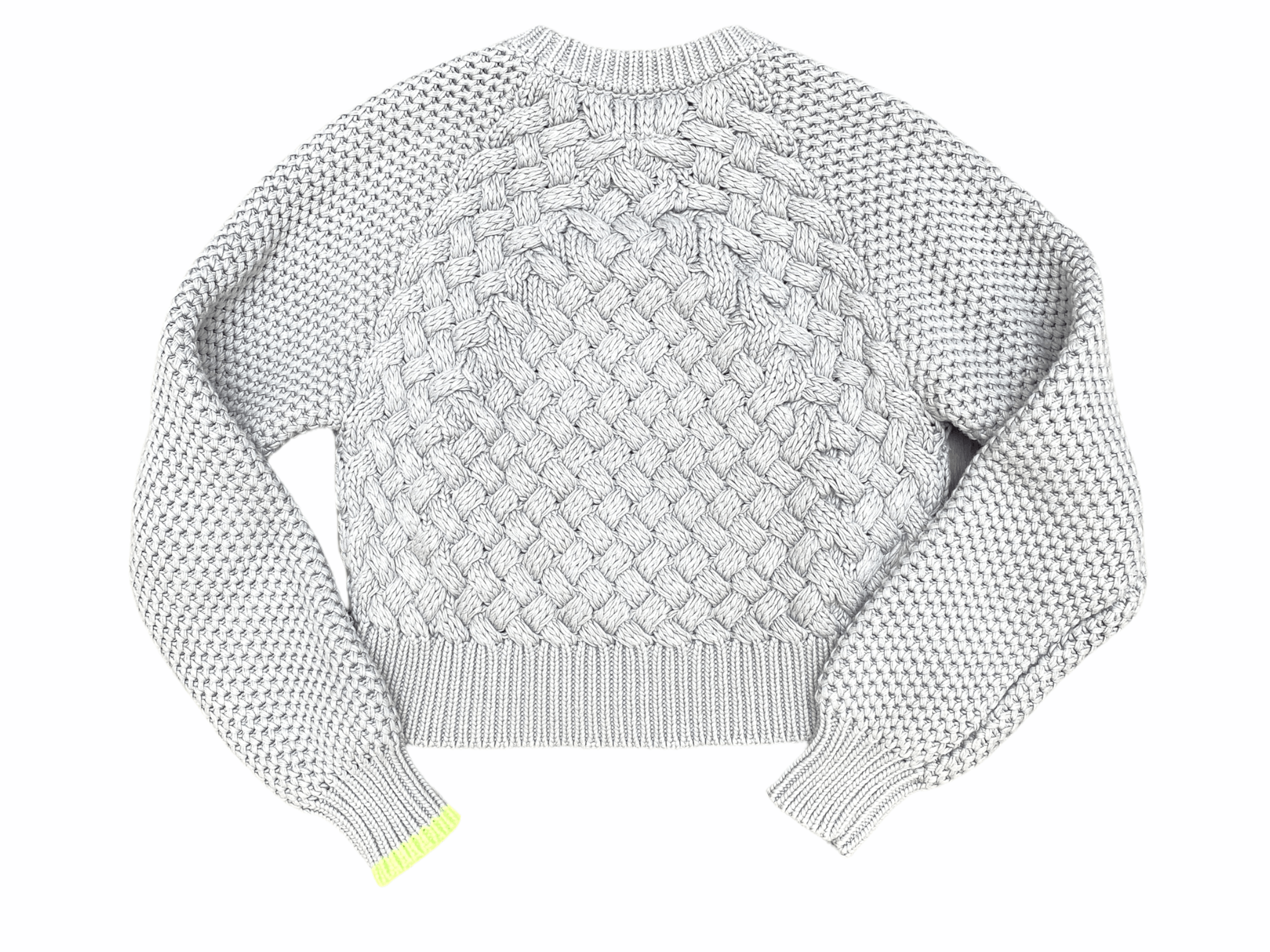 Maison Margiela FW 2015 Grey Cropped Heavy Knit Size US S / EU 44-46 / 1 - 5 Thumbnail