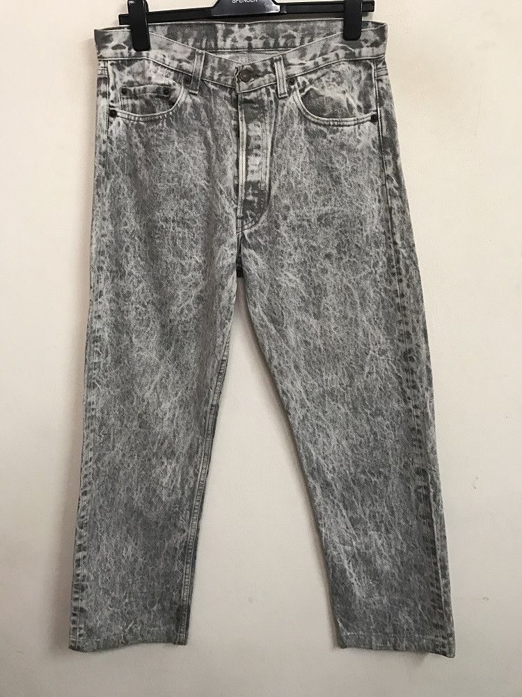 Levi's Vintage Levi's 501 Jeans Made in Usa Acid Washed Denim Size US 33 - 2 Thumbnail