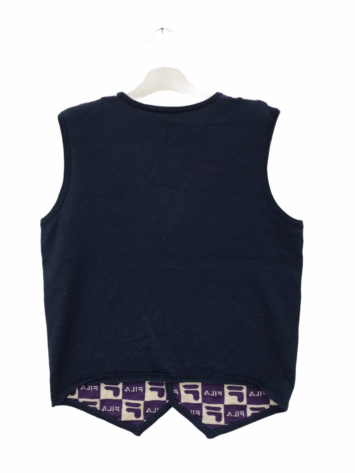 Fila Vintage Fila Monogram Design Vest Size US S / EU 44-46 / 1 - 2 Thumbnail