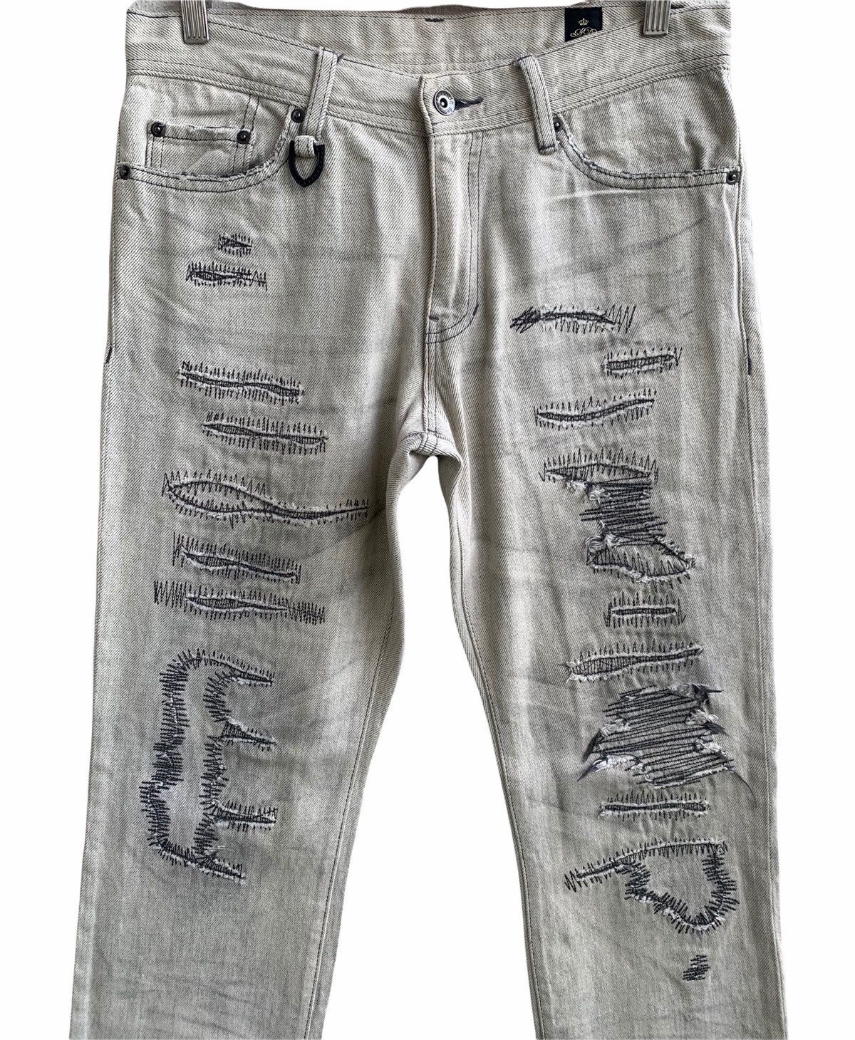 Japanese Brand Japanese Brand Distressed Semantic Design Size US 30 / EU 46 - 3 Thumbnail
