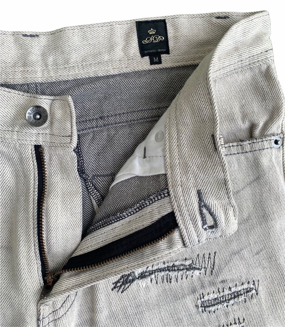 Japanese Brand Japanese Brand Distressed Semantic Design Size US 30 / EU 46 - 9 Thumbnail