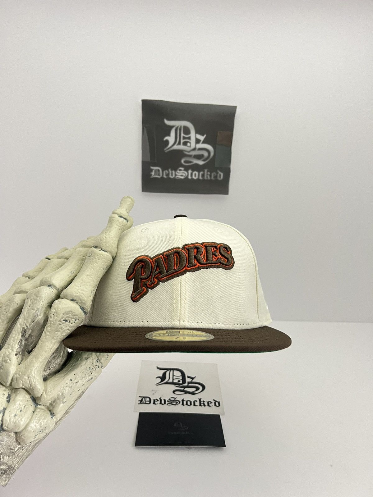 MLB × New Era 7 5/8 - Script San Diego Padres 25th Exclusive Fitted Hat Size ONE SIZE - 2 Thumbnail