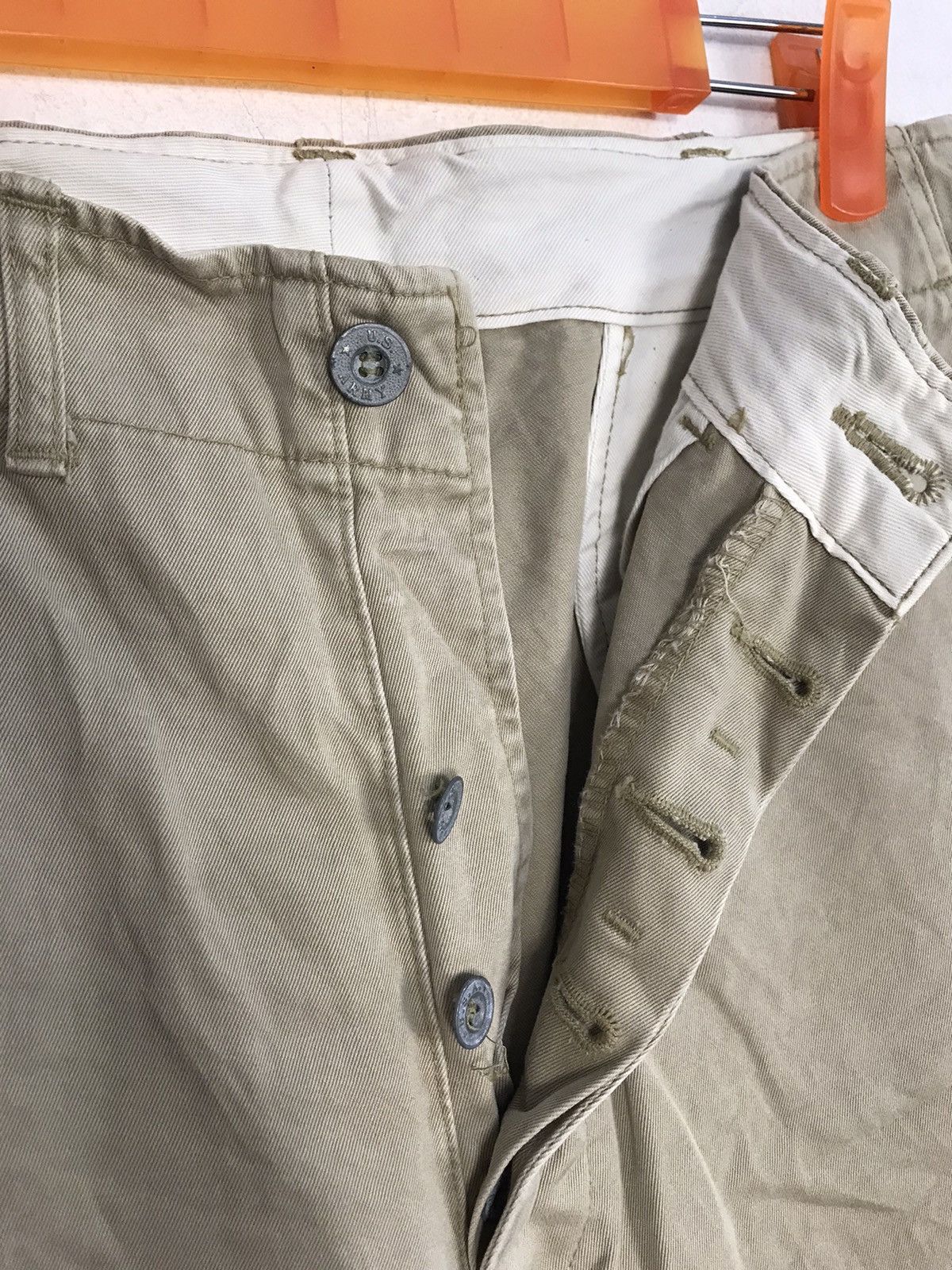 Japanese Brand Bobson Earth Culture Khakis Military Pant U.S Army Button Size US 31 - 7 Thumbnail