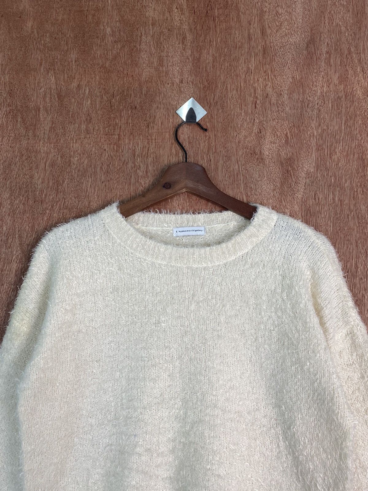 Homespun Knitwear × Japanese Brand DL Ehyphen Gallery World Shaggy Fur Mohair Knitwear #B626 Size M / US 6-8 / IT 42-44 - 2 Thumbnail