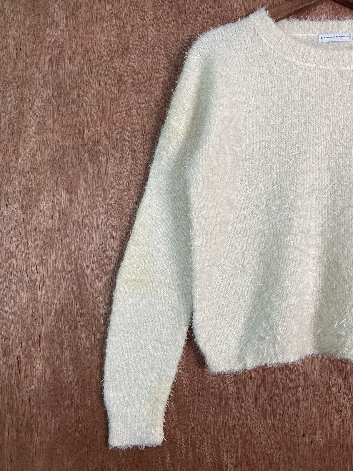 Homespun Knitwear × Japanese Brand DL Ehyphen Gallery World Shaggy Fur Mohair Knitwear #B626 Size M / US 6-8 / IT 42-44 - 3 Thumbnail