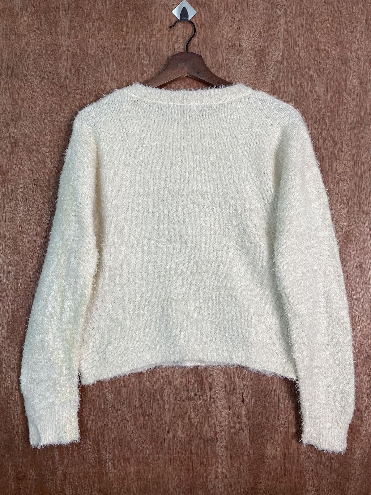 Homespun Knitwear × Japanese Brand DL Ehyphen Gallery World Shaggy Fur Mohair Knitwear #B626 Size M / US 6-8 / IT 42-44 - 7 Thumbnail